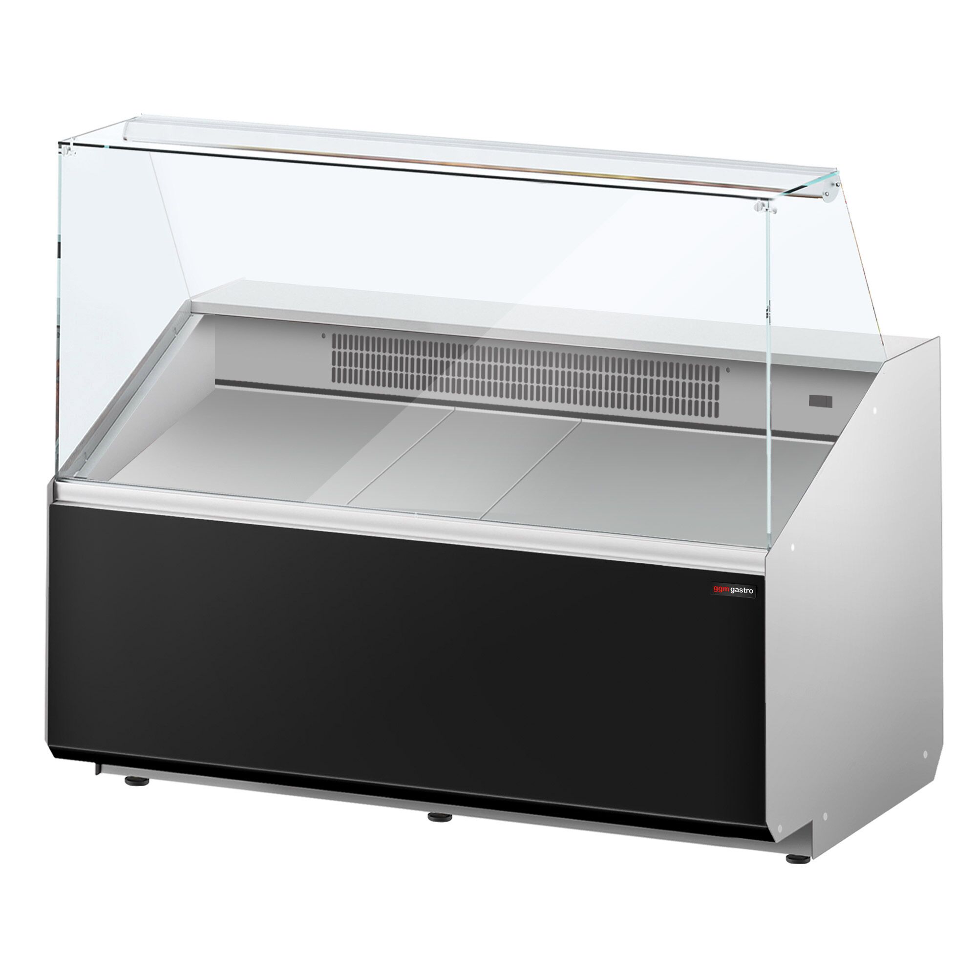 Serve Over Counter - 1256mm - black front - capacity 262 litres