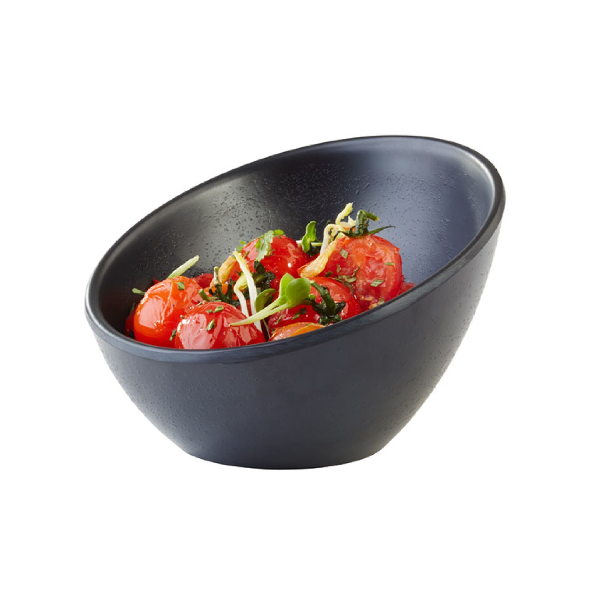 (6 pièces) Coupelles à sauce - ZEN - Melamine - 80 ml - Ø 100 mm - Noir