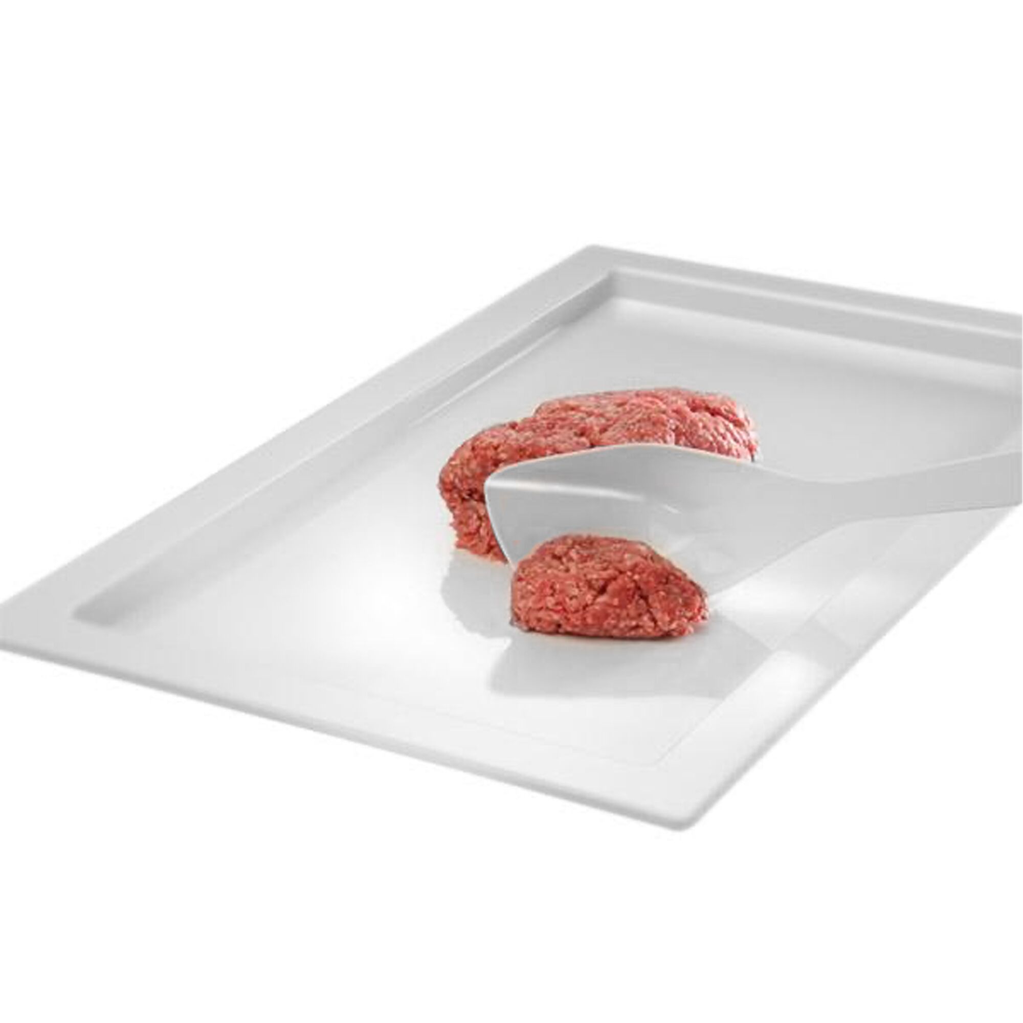 (6 pcs) Cuillère de service PREMIUM - Ø65mm - Longueur : 265mm - Mélamine - Blanc