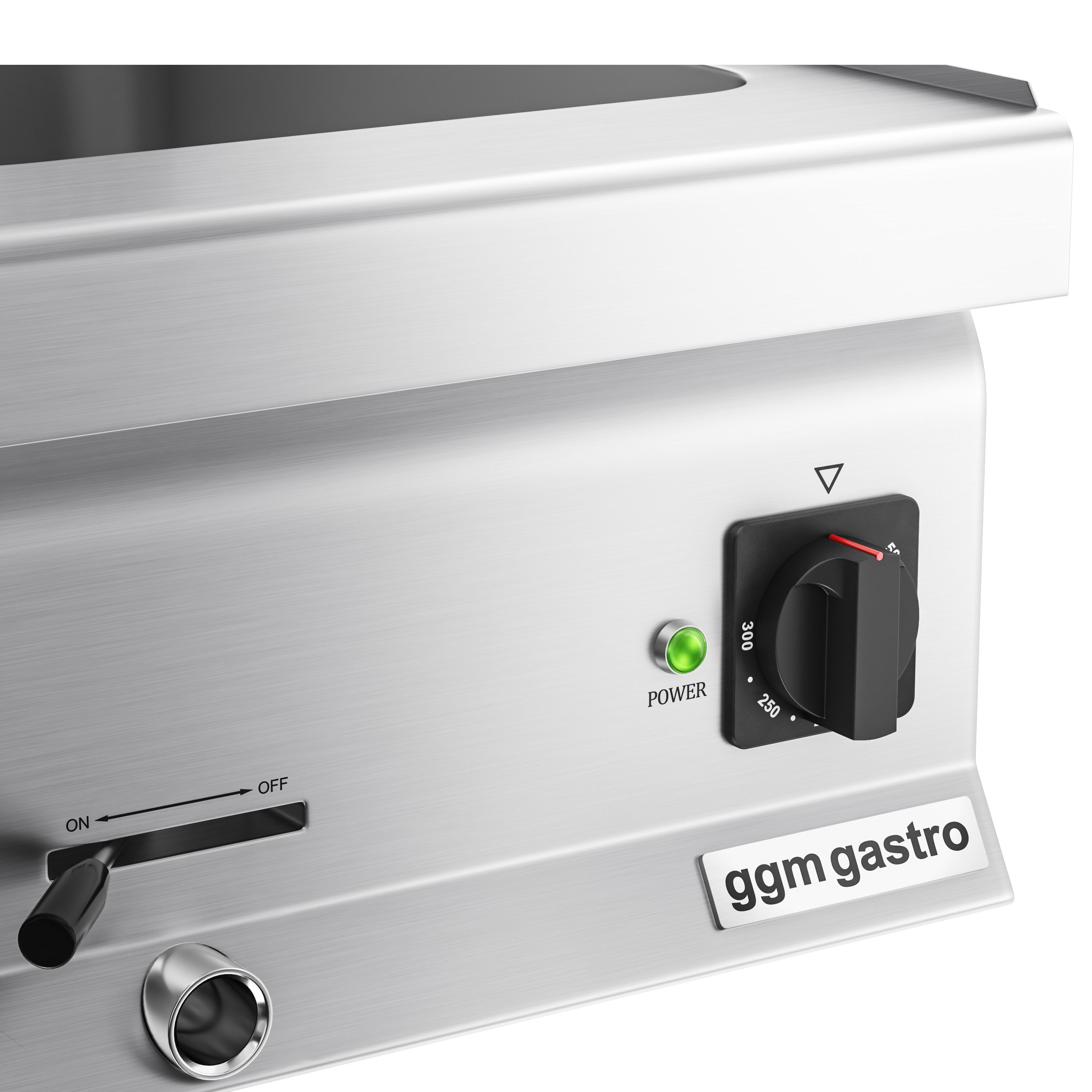 Bain-marie électrique – 1,2 kW – 1 × GN 1/1 ou 2 × GN 1/2
