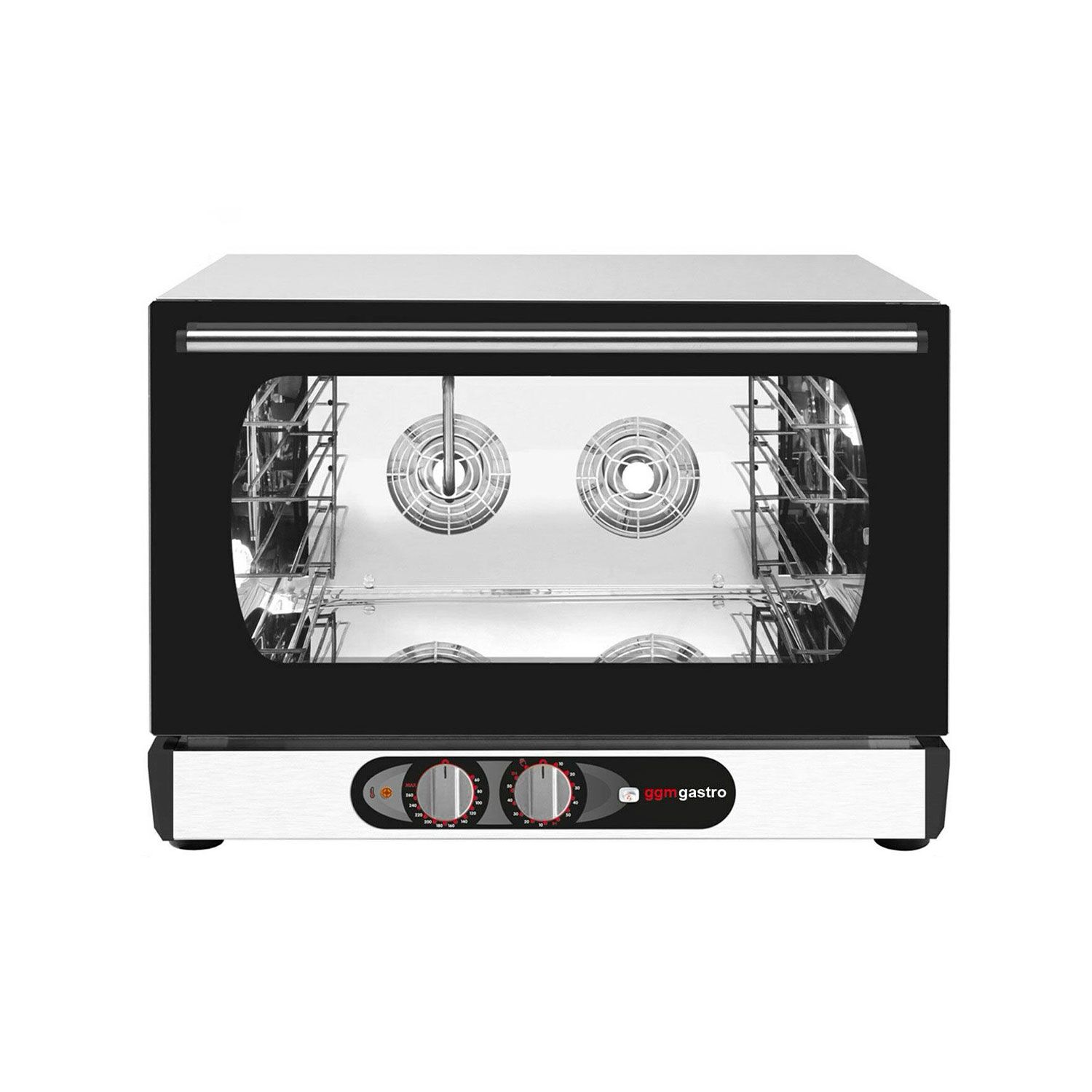 Electric Compact Convection Oven with Steam Injection - Manual Controls - 4x GN 1/1 or 600x400mm (EN 60x40)