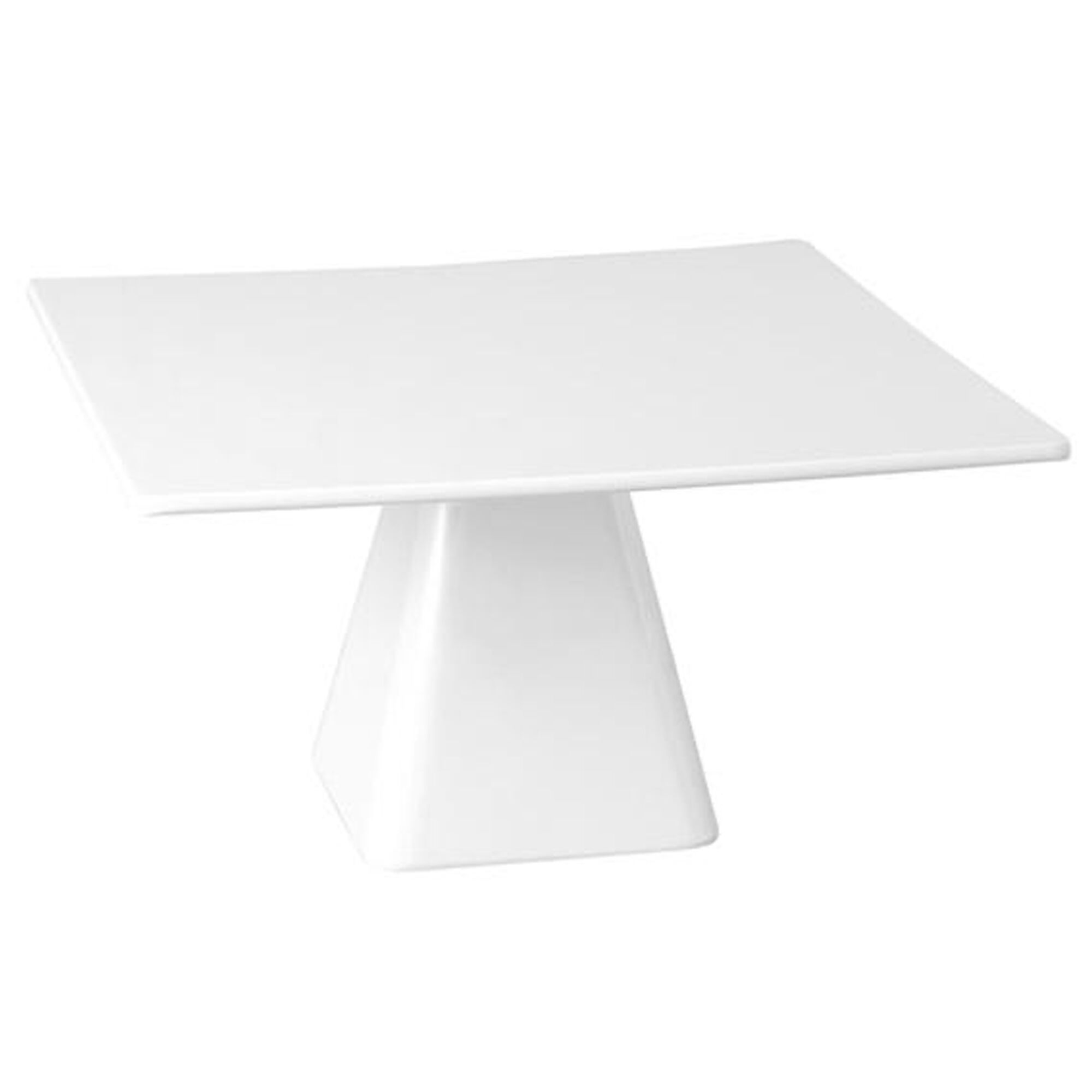 Plateau de présentation CASUAL - Mélamine - 310x310x160mm - Blanc - rectangulaire - Hauteur: 160mm
