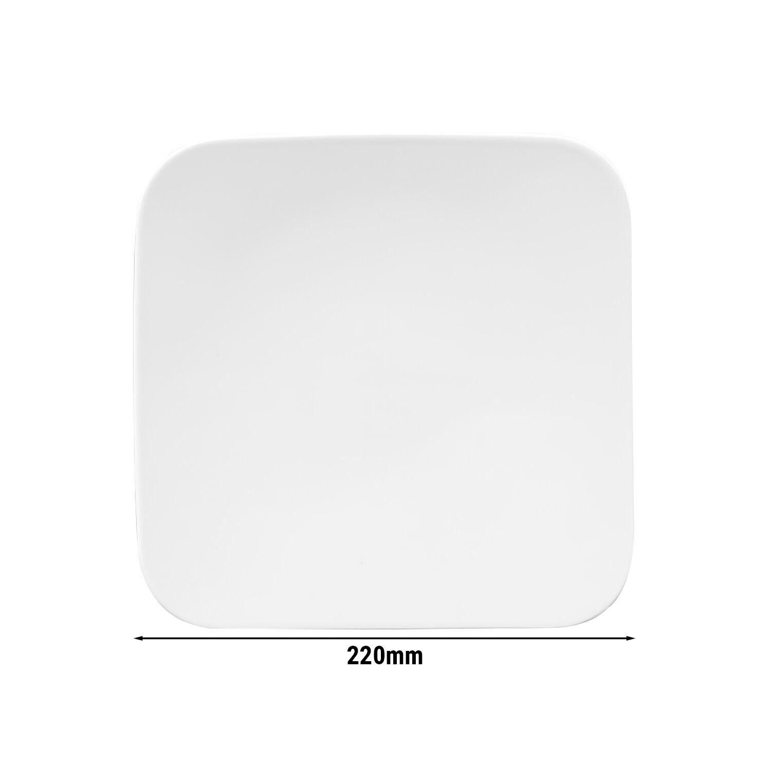 (6 pièces) SELTMANN WEIDEN | Assiette coupe – plate carrée – 220 × 220 mm