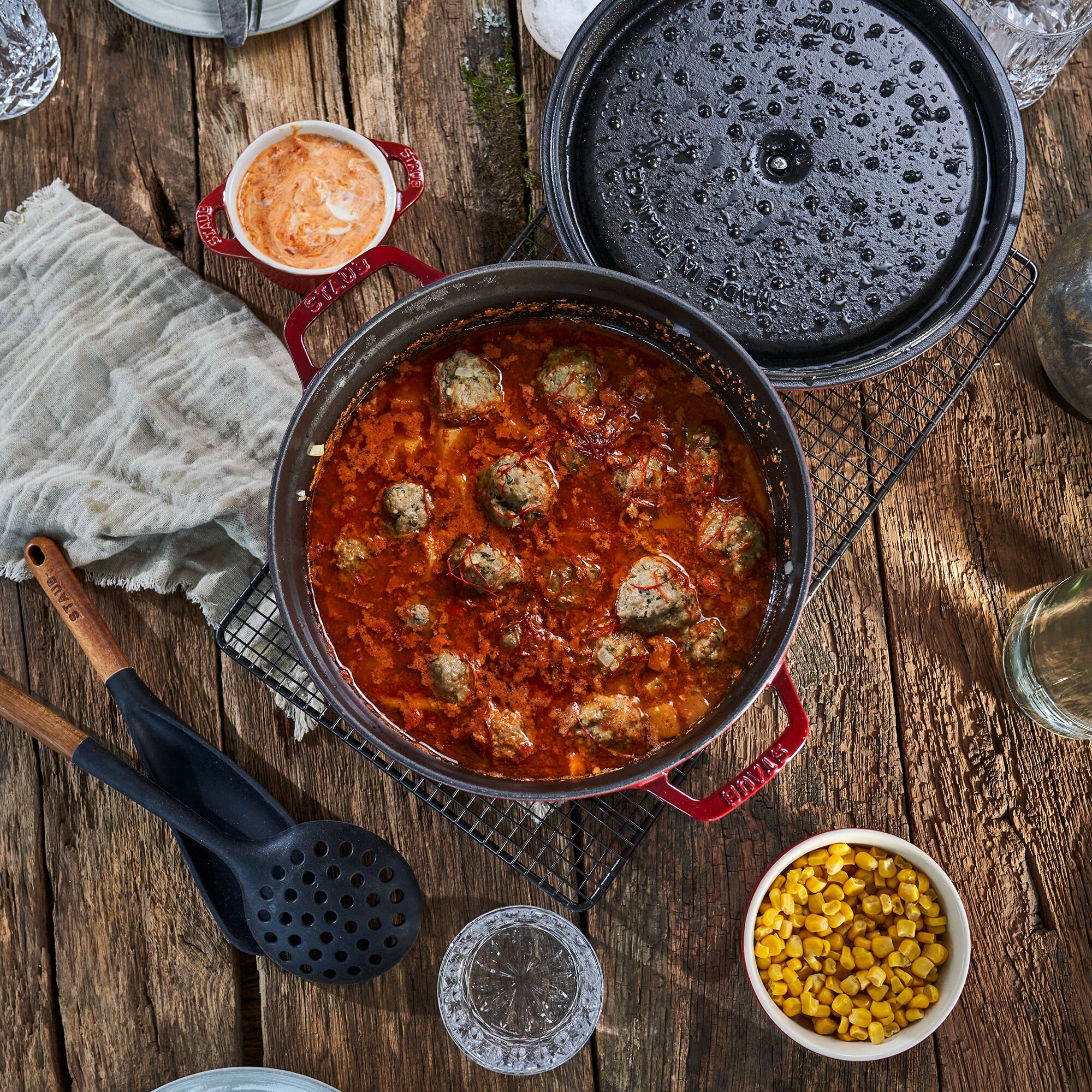 STAUB | LA COCOTTE - Cocotte - Ø 220mm - Gusseisen - Bordeaux