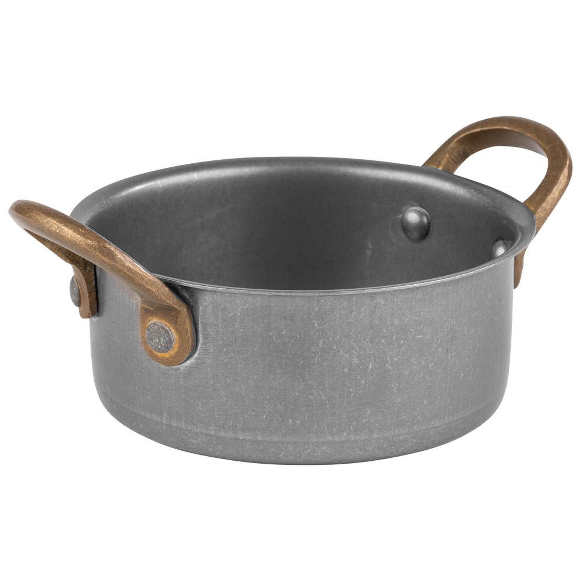 (6 db) Alacsony lábas VINTARA - Rozsdamentes acél - 0,35 l - Ø 115 mm - Magasság: 50 mm