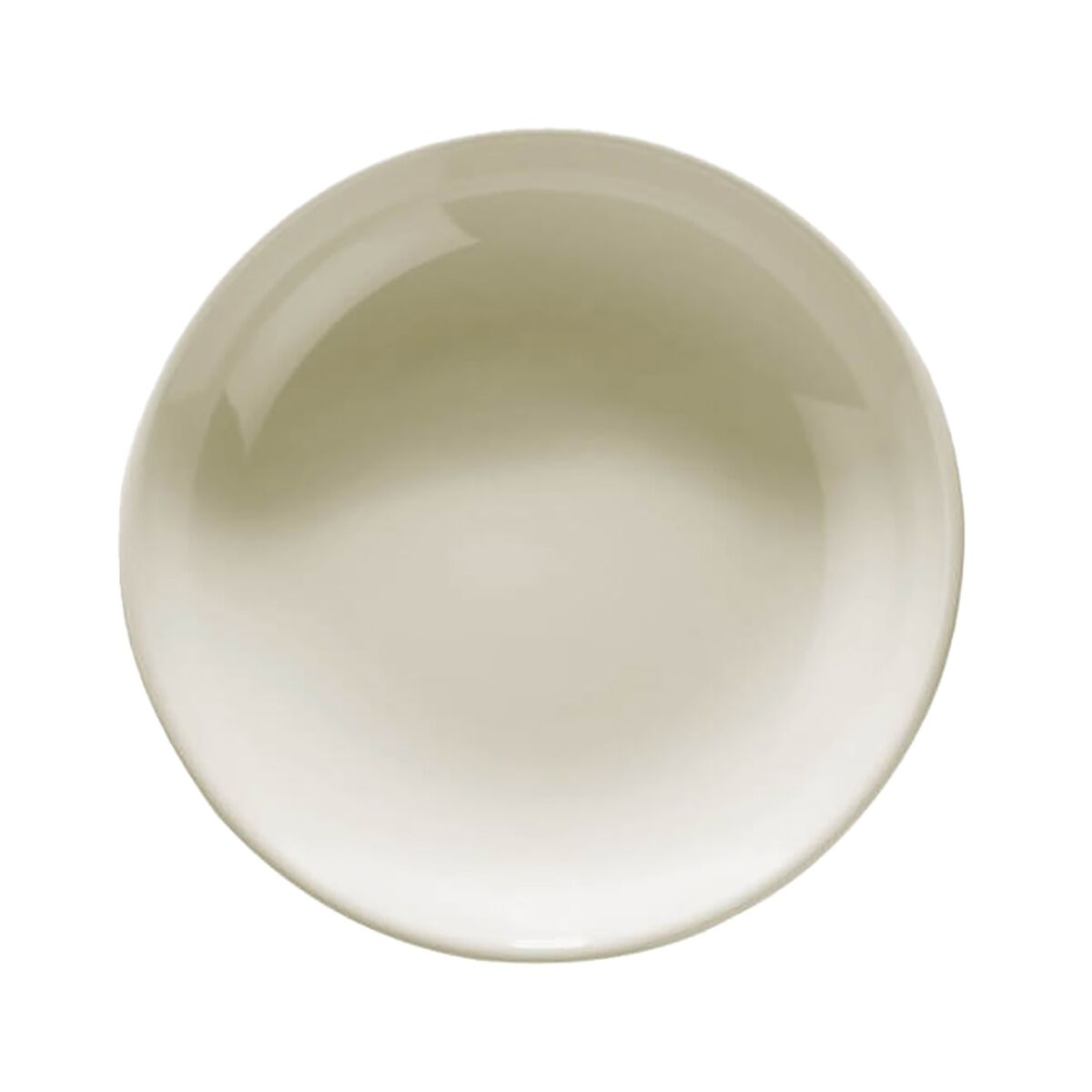 (12 pcs) TEOS | Deep Plate - Porcelain - Ø210mm - Cream