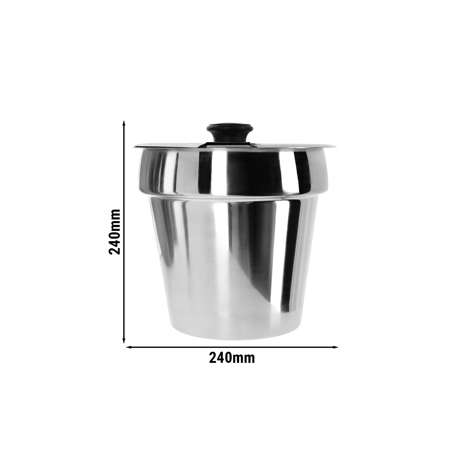 Marmite de rechange pour bain-marie - 6,5L - incl. couvercle - pour BHPV65 & CDBV11