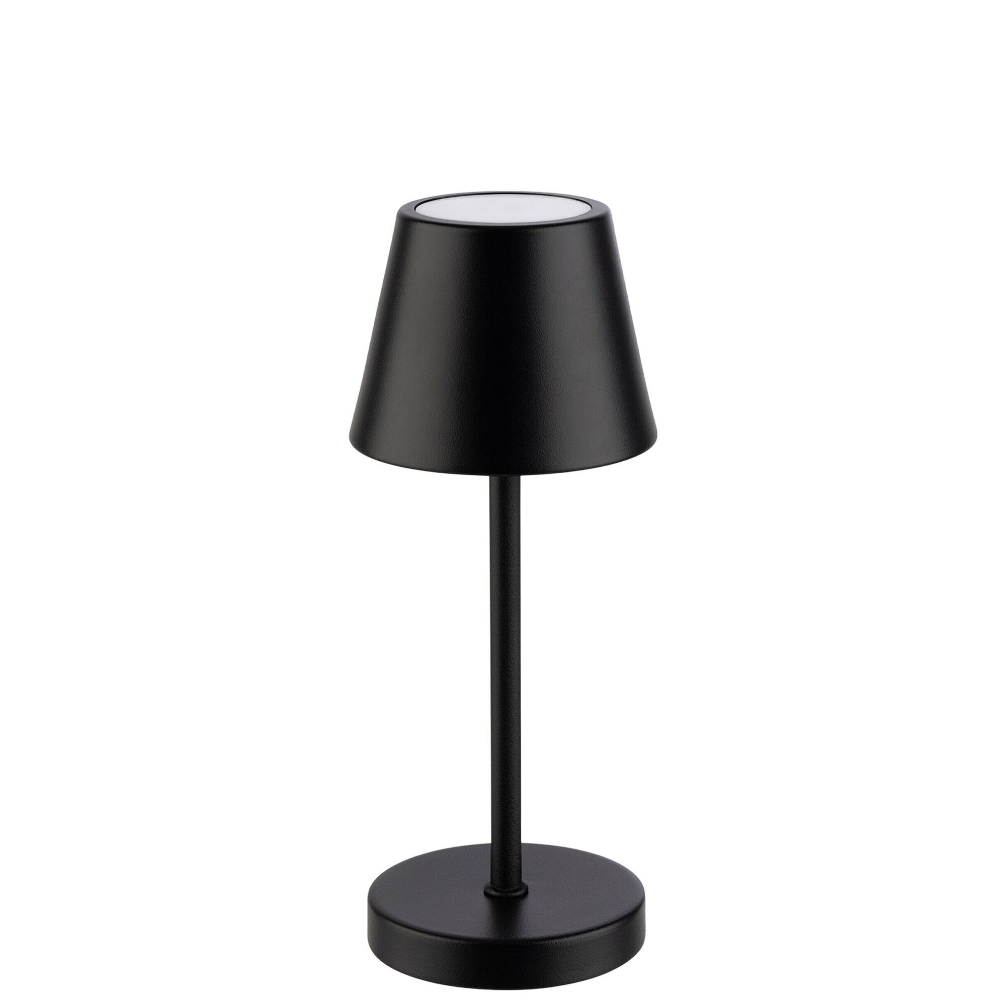Lampe de table – MERLE MICRO – dimmable en 3 niveaux – Ø 80 mm – Noir