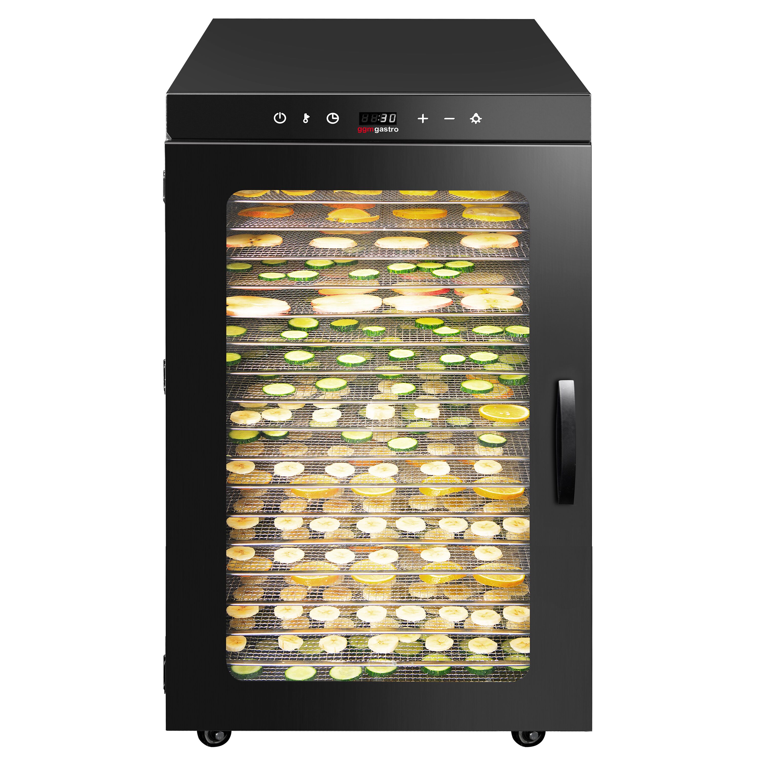 Essiccatore alimentare professionale - con 24 ripiani - acciaio inox - 2kW