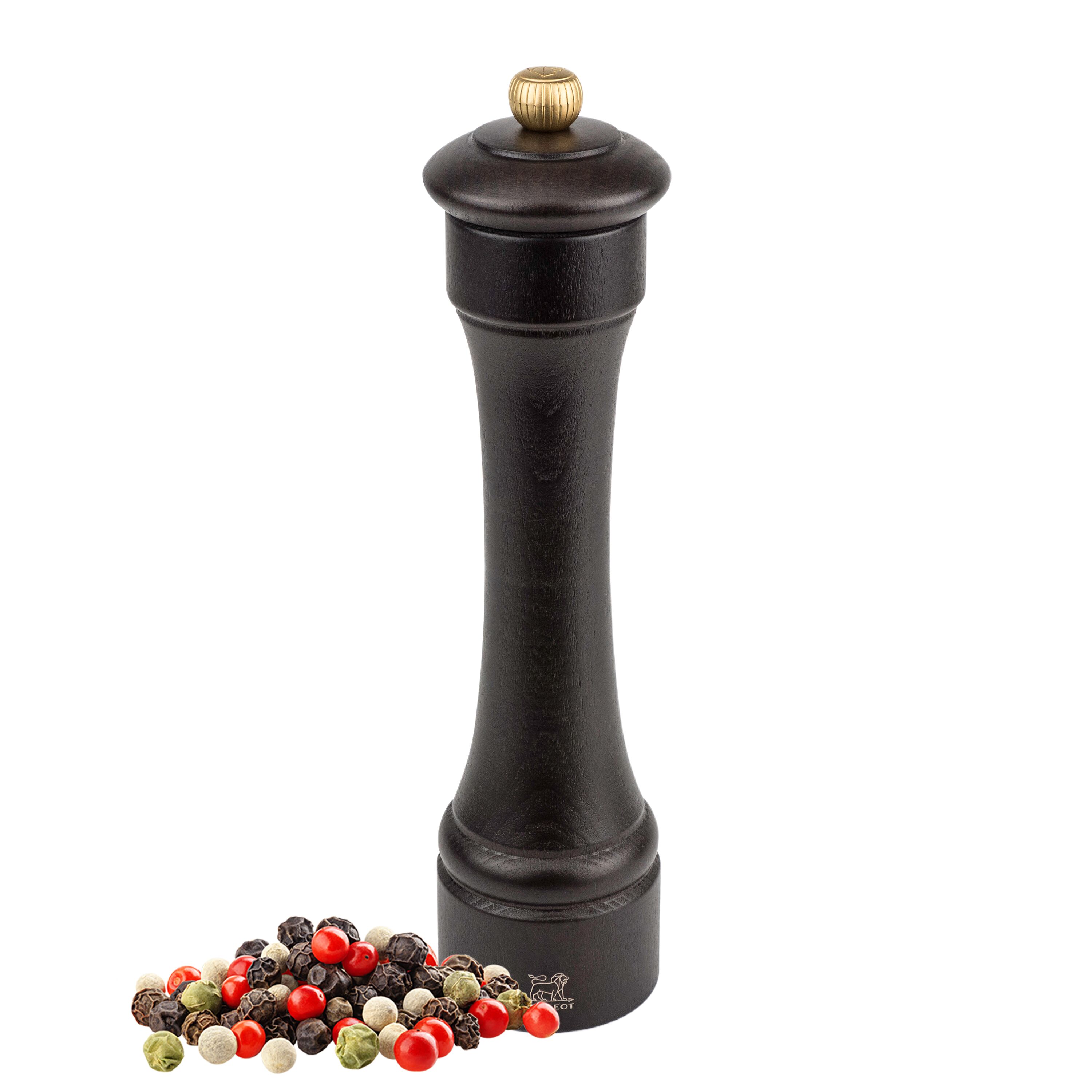 (6 pièces) PEUGEOT | HOSTELLERIE - Moulin à poivre - Bois - Chocolat - Hauteur : 220 mm