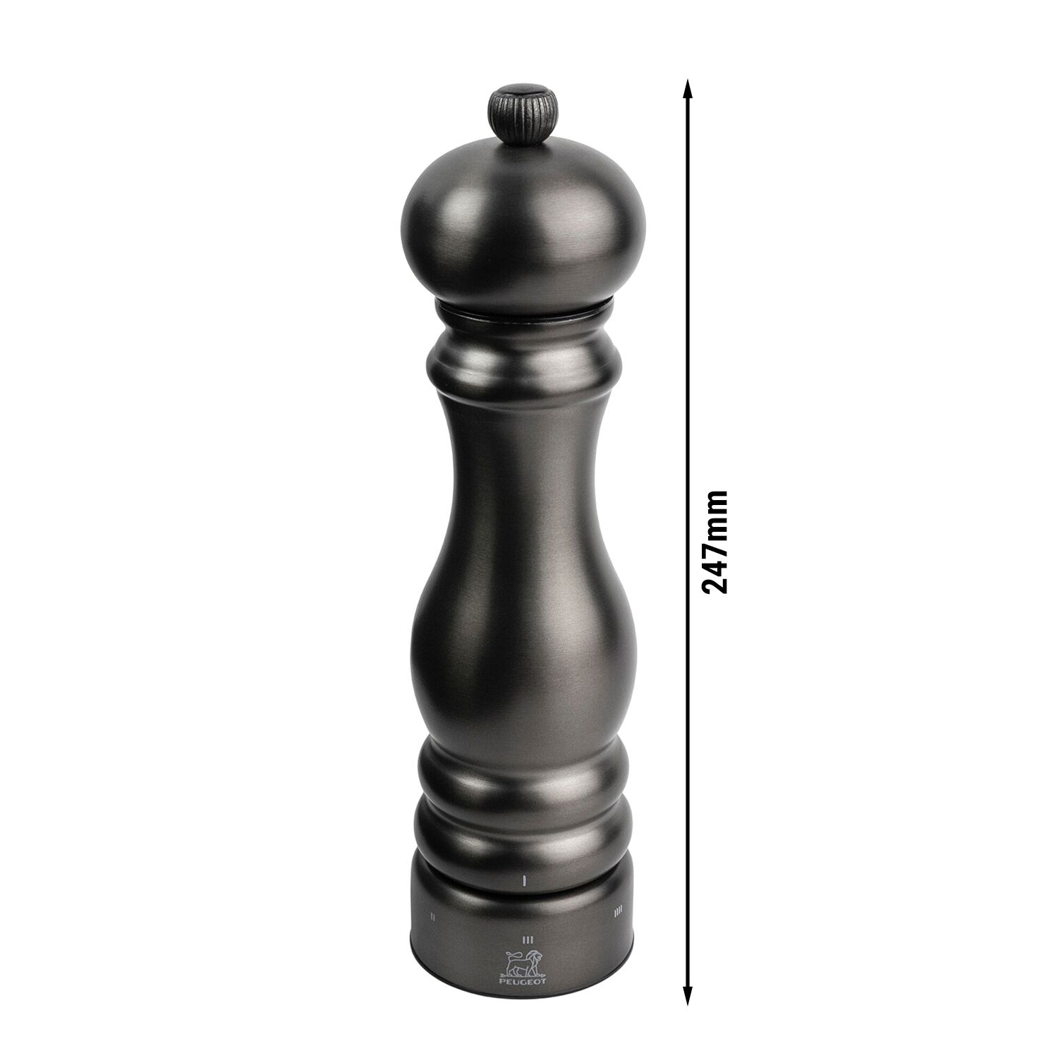 (6 pièces) PEUGEOT | PARIS CHEF – Moulin à poivre – u’Select – Carbone – Hauteur : 220 mm