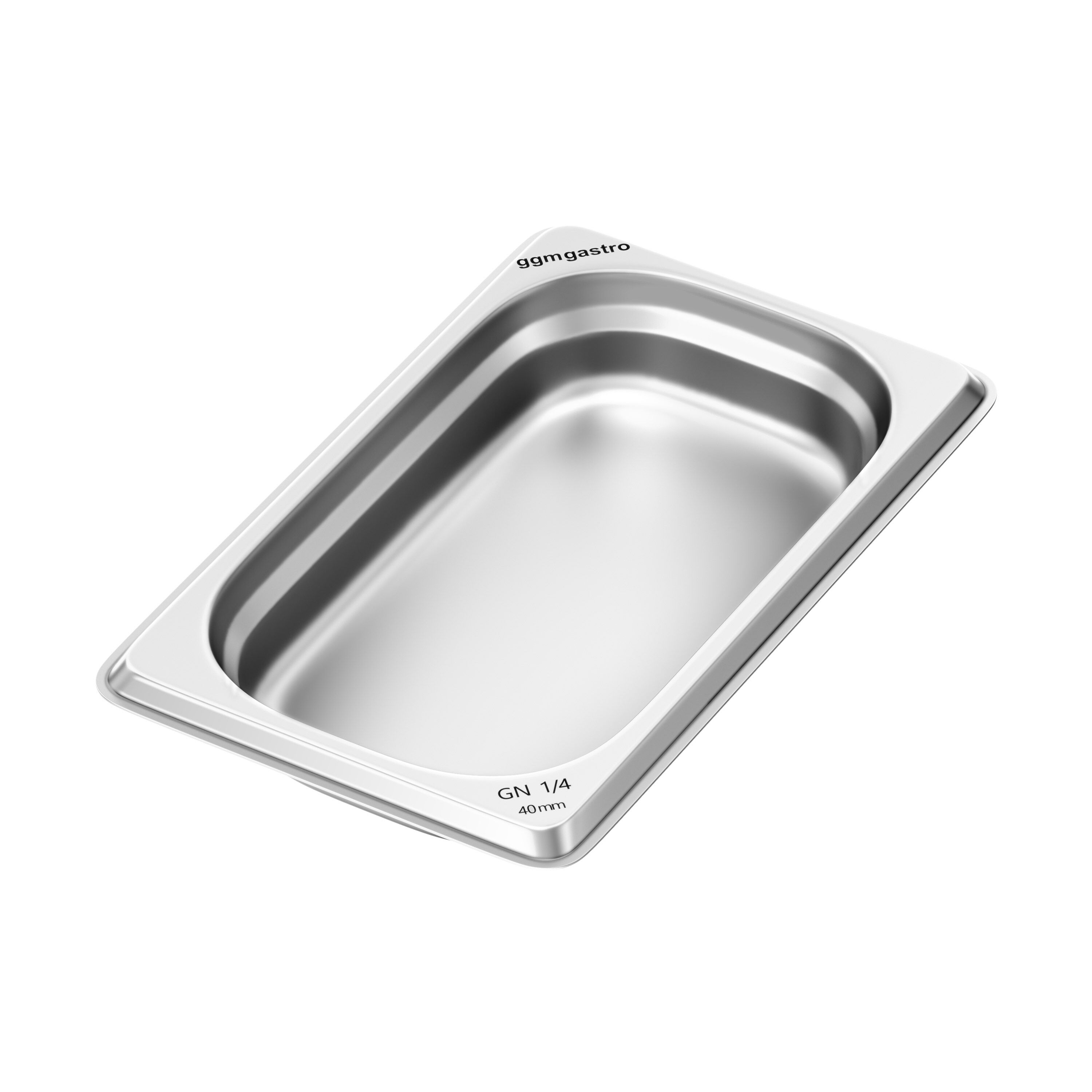 Edelstahl-Behälter GN 1/4 - Höhe: 40mm