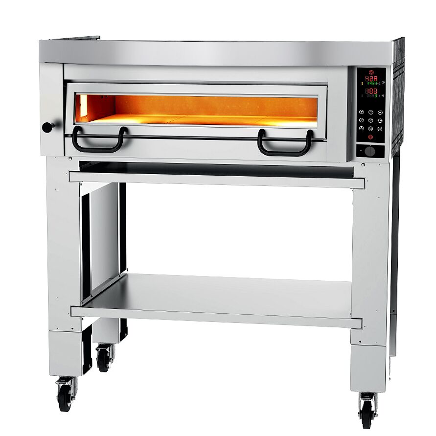 Four à pizza électrique Power – 4 x 34 cm – Digital – incl. hotte et support inférieur