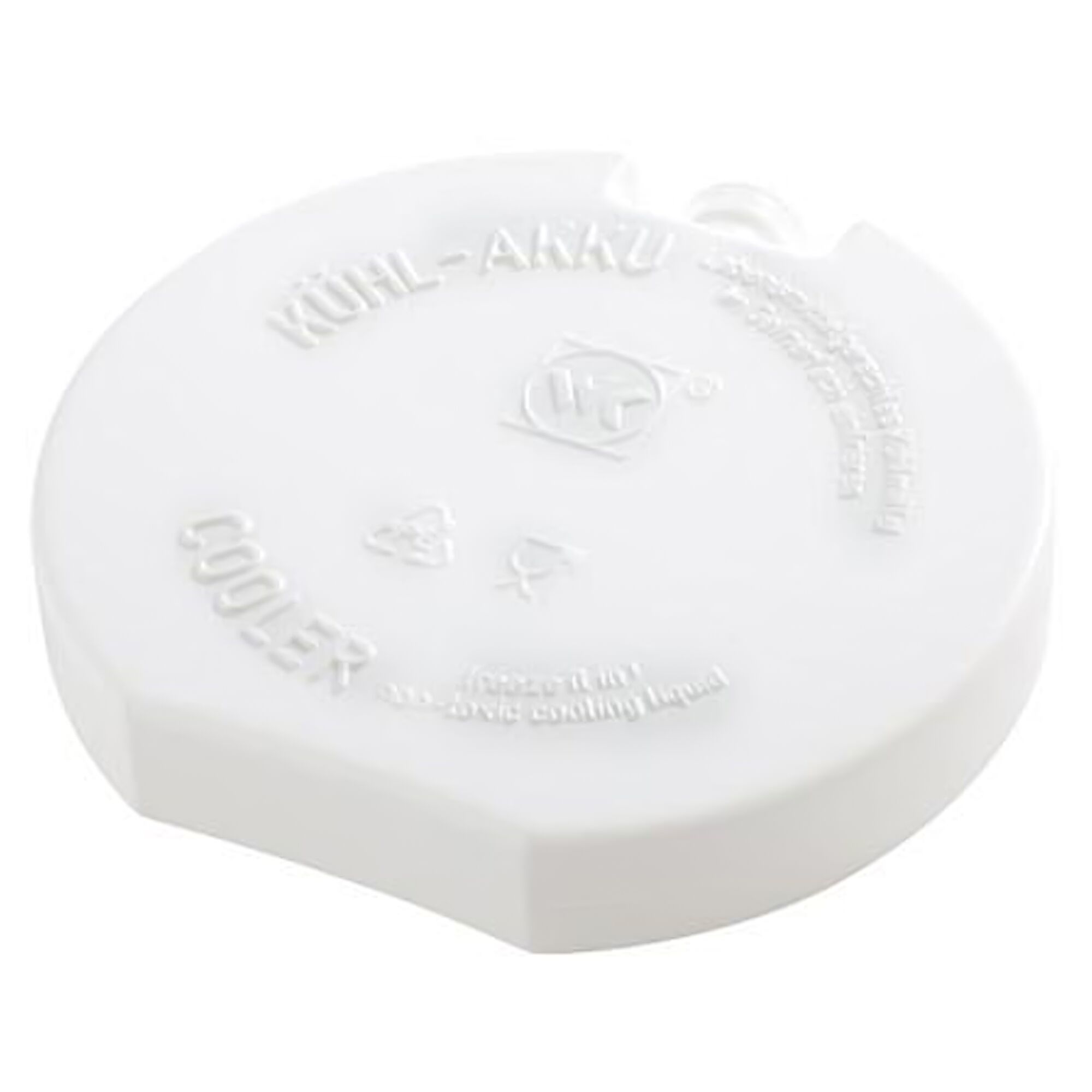 (6 pcs) Accumulateur de froid - Polyéthylène - Ø 105mm - Blanc