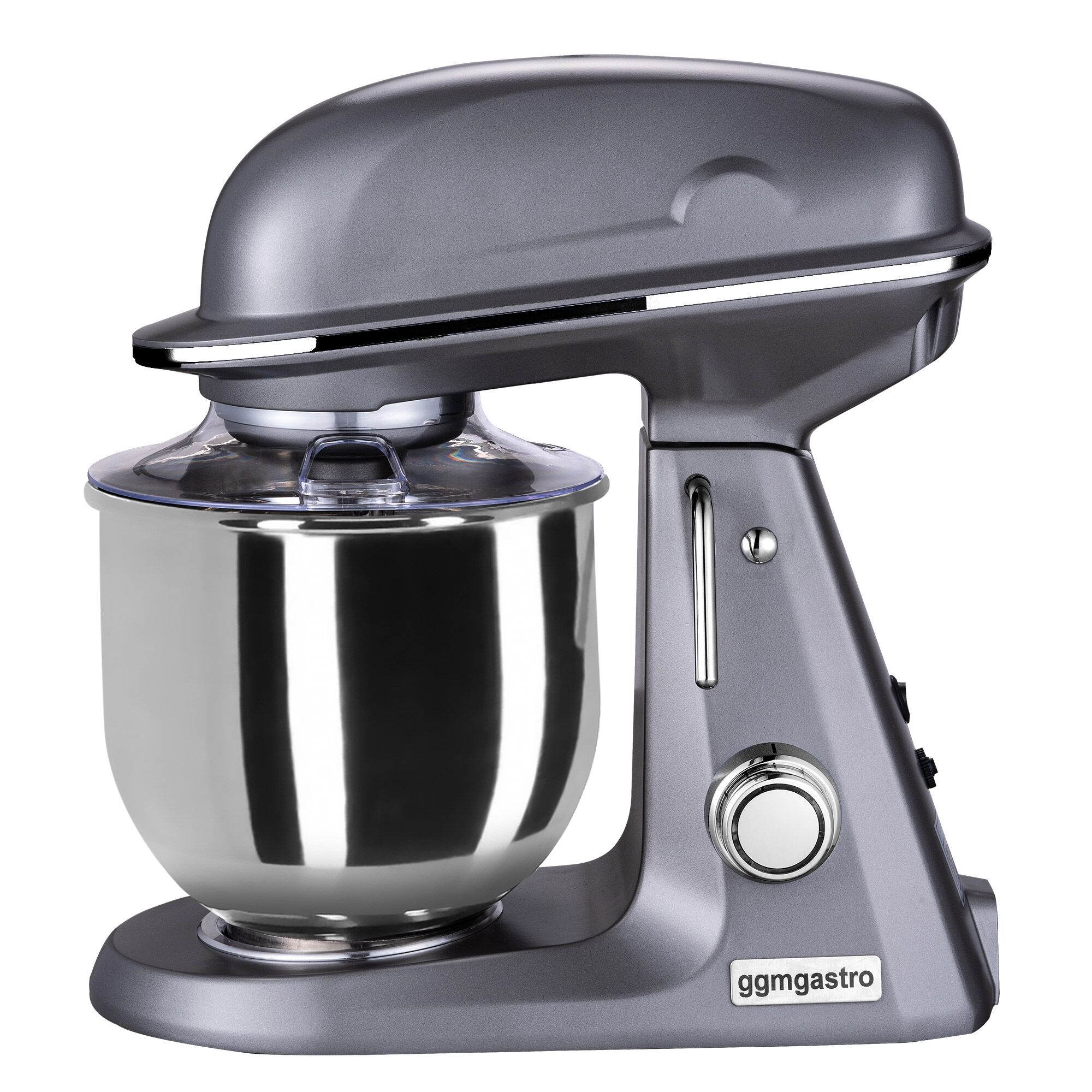 Countertop Commercial Planetary Mixer - 7L - 350W - incl. 3 attachments - Grey