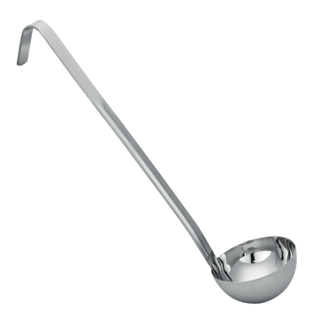 (4 pcs) Sauce Ladle - 0.09 L - Length: 325mm - Stainless Steel