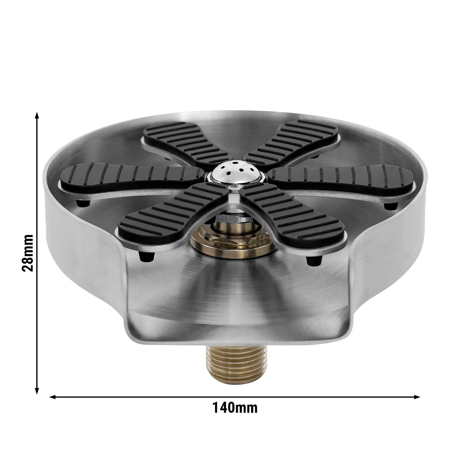 Rince-verres avec régulateur de jet intégré - Raccord 3/8"