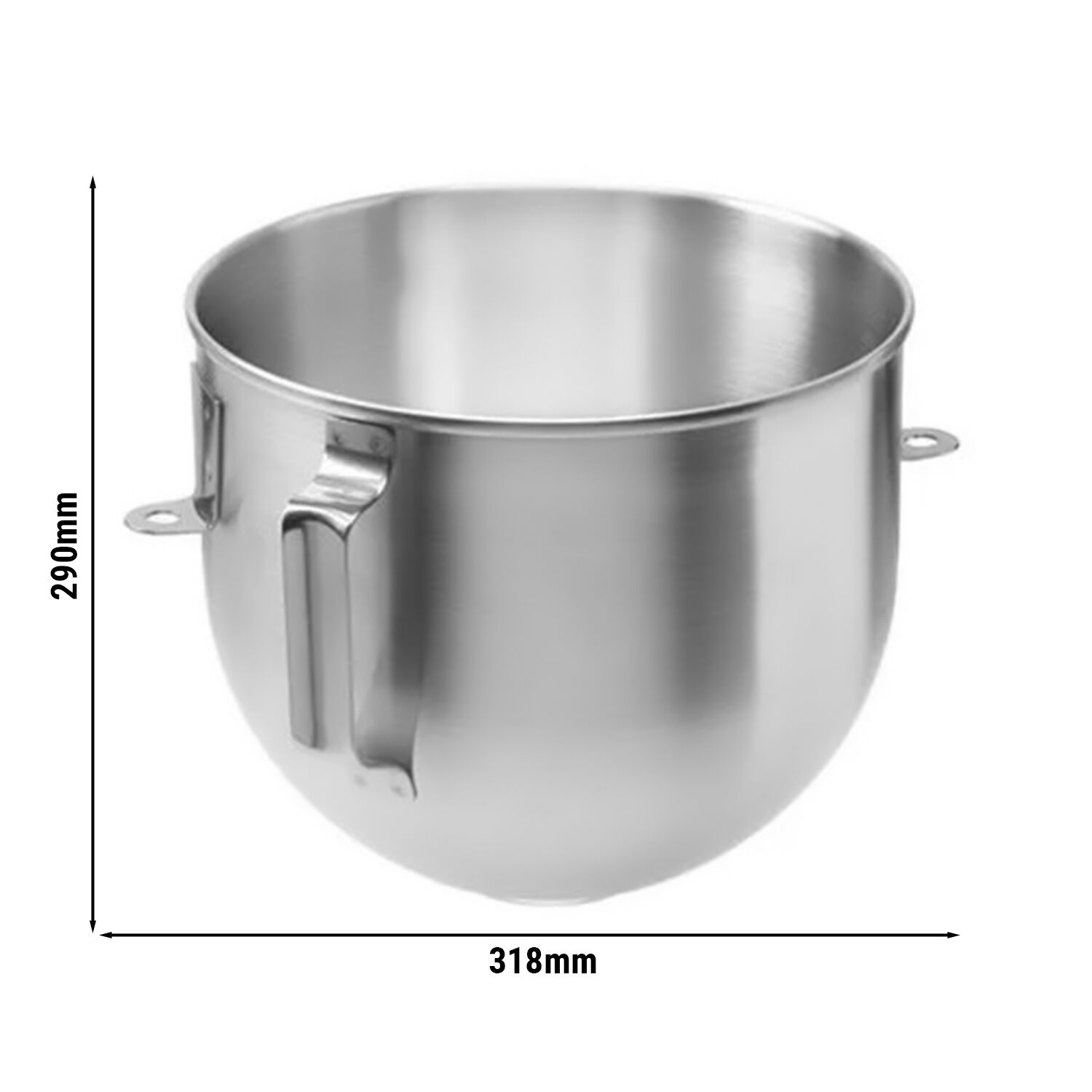 Cuba para batedeira planetária - Aço inoxidável - 20L - compatível com PRMH20/PRMSH20