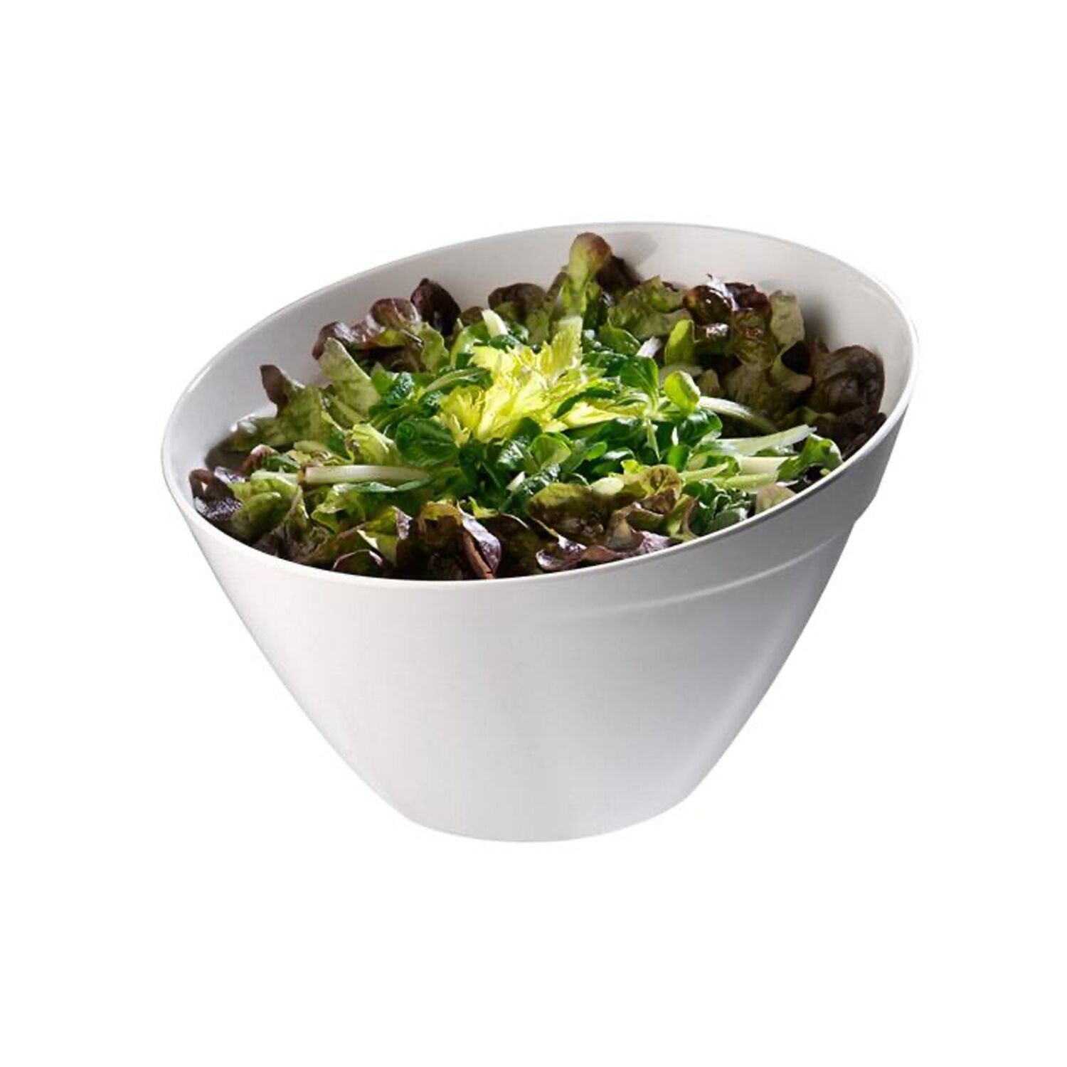 (6 pcs) Coupe - BALANCE - Mélamine - 2,5L - carré - lot de 6 - 245x245mm - Profondeur : 150mm - Blanc