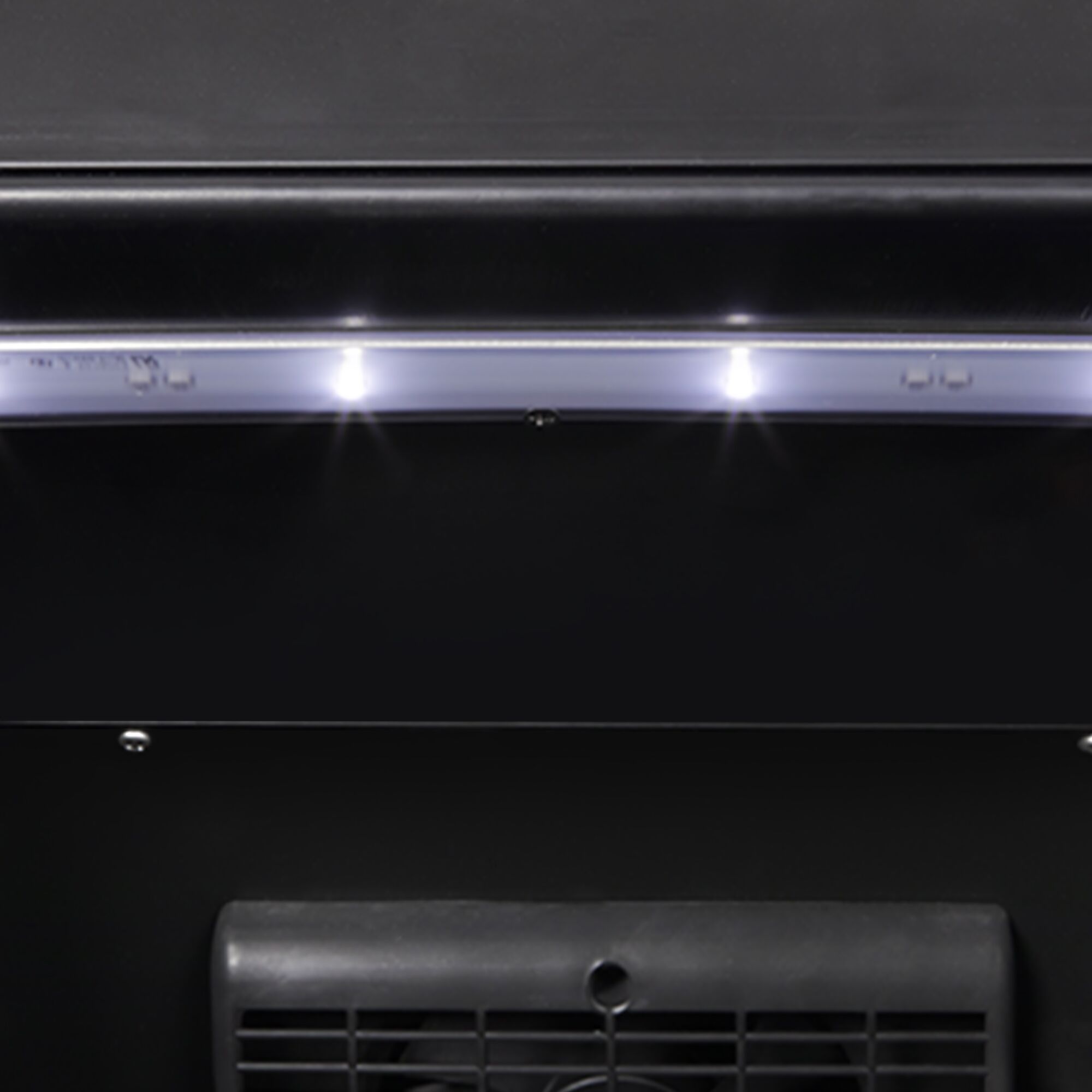 GASTRO-COOL | Vitrine réfrigérée à boissons - 418mm - 220 L - étroit - 1 porte vitrée - éclairage LED - Noir - 0 à +10 °C