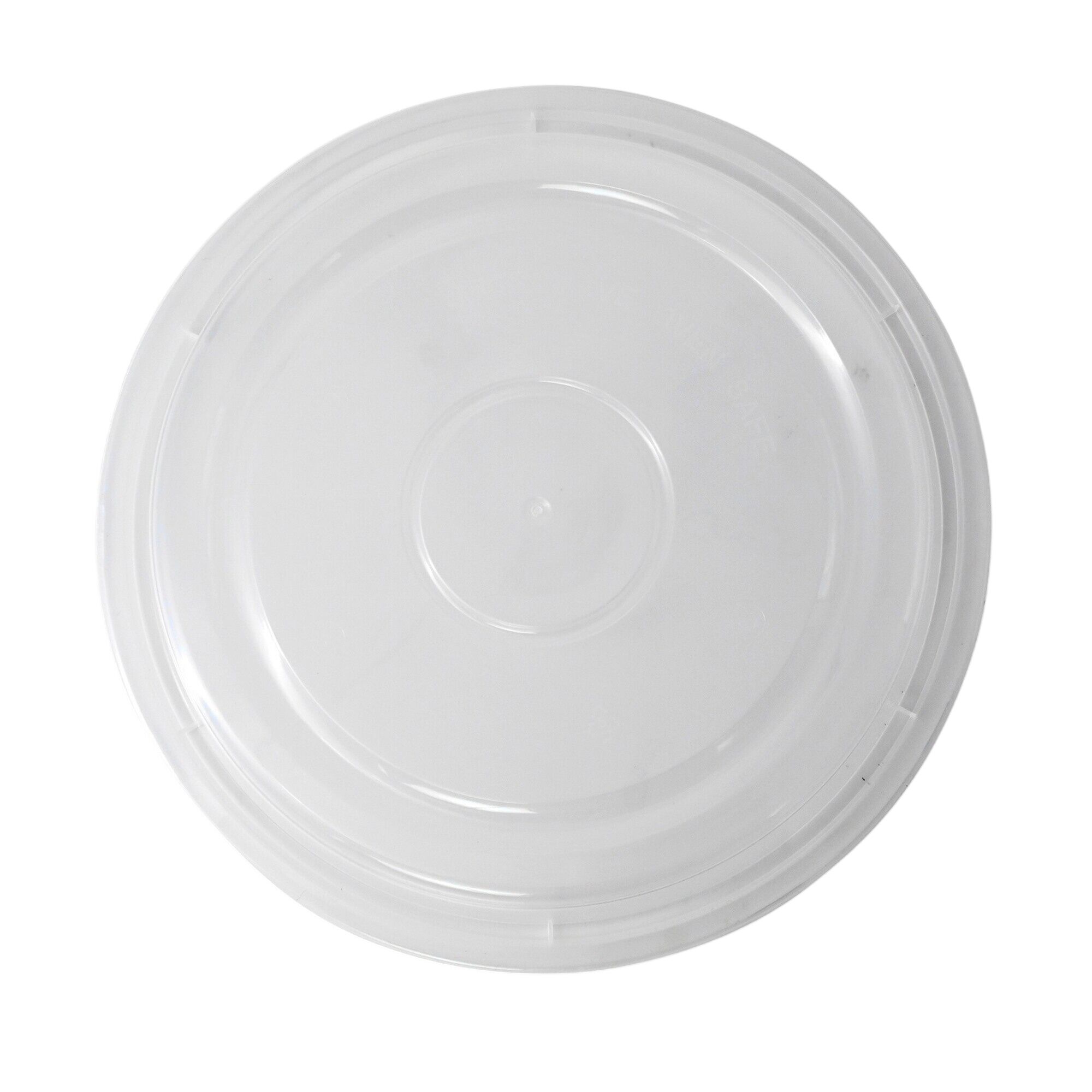 (300 pcs) Boîte repas réutilisable - Ronde - Transparent