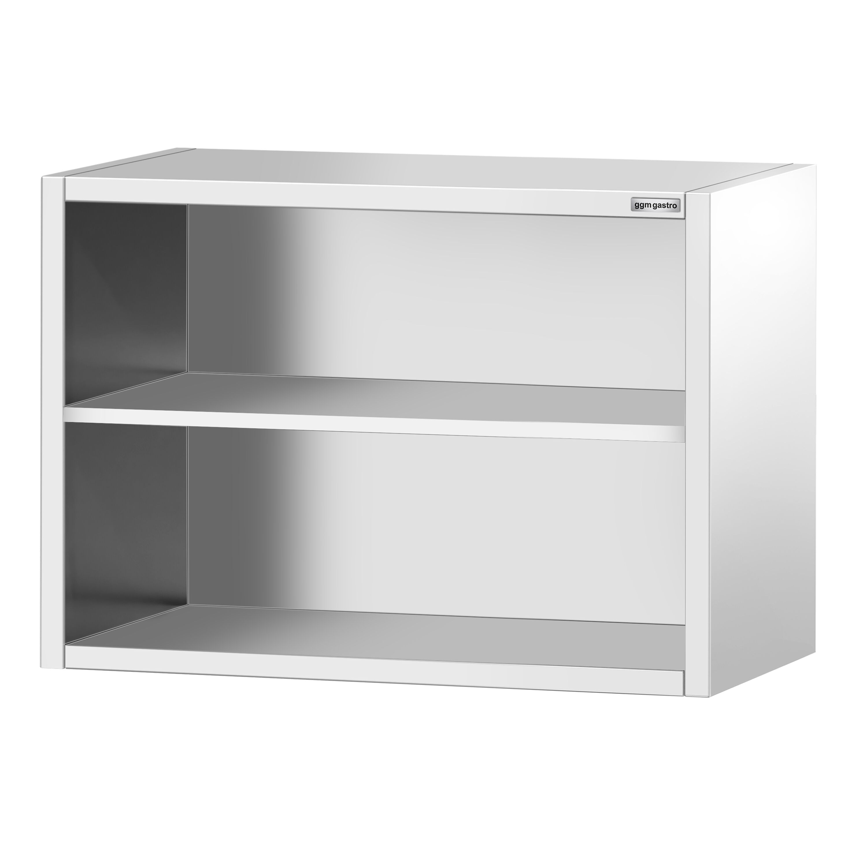 Armoire murale en acier inoxydable PREMIUM - 1000x400mm - sans portes (ouvert) - 800mm de haut