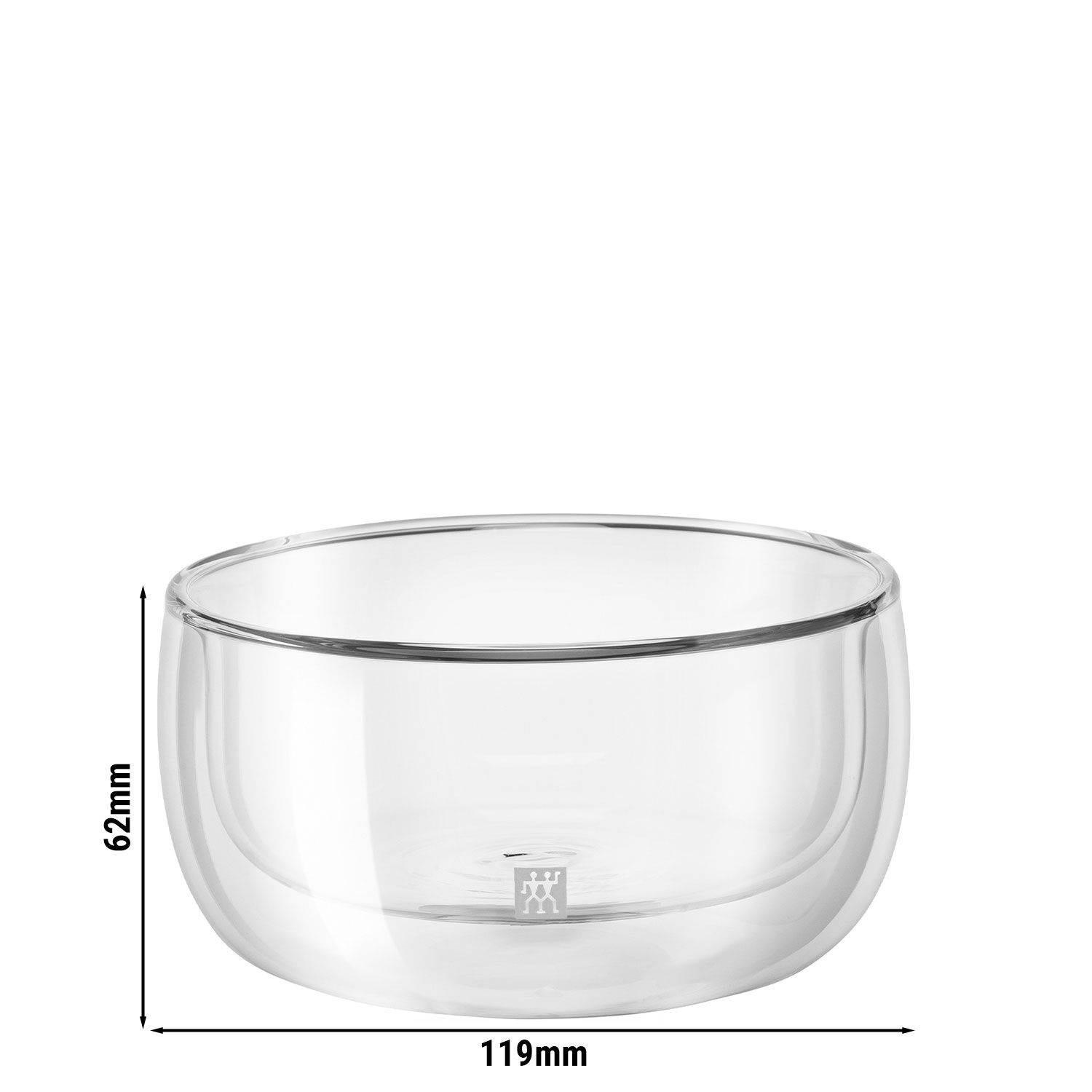 (2) ZWILLING | Sorrento Dessert Glasses – 280 ml - double‑walled borosilicate