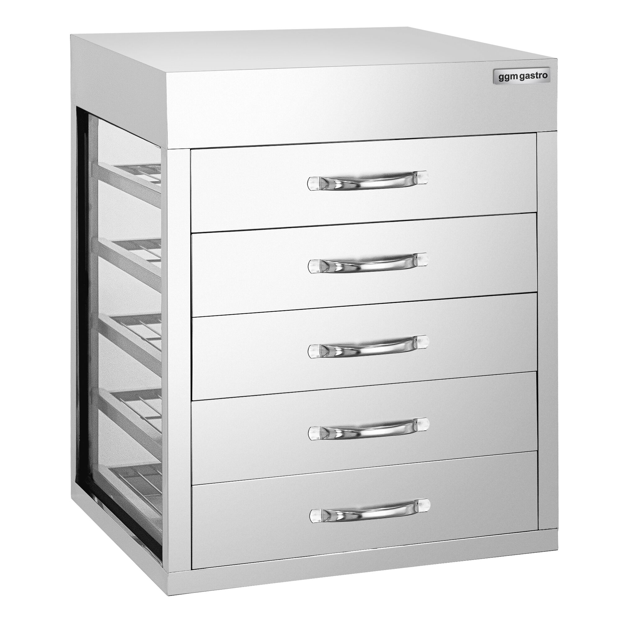 Cuiseur vapeur Dim Sum Professionnel - 2,5kW - Électronique - avec armoire vapeur 5 tiroirs