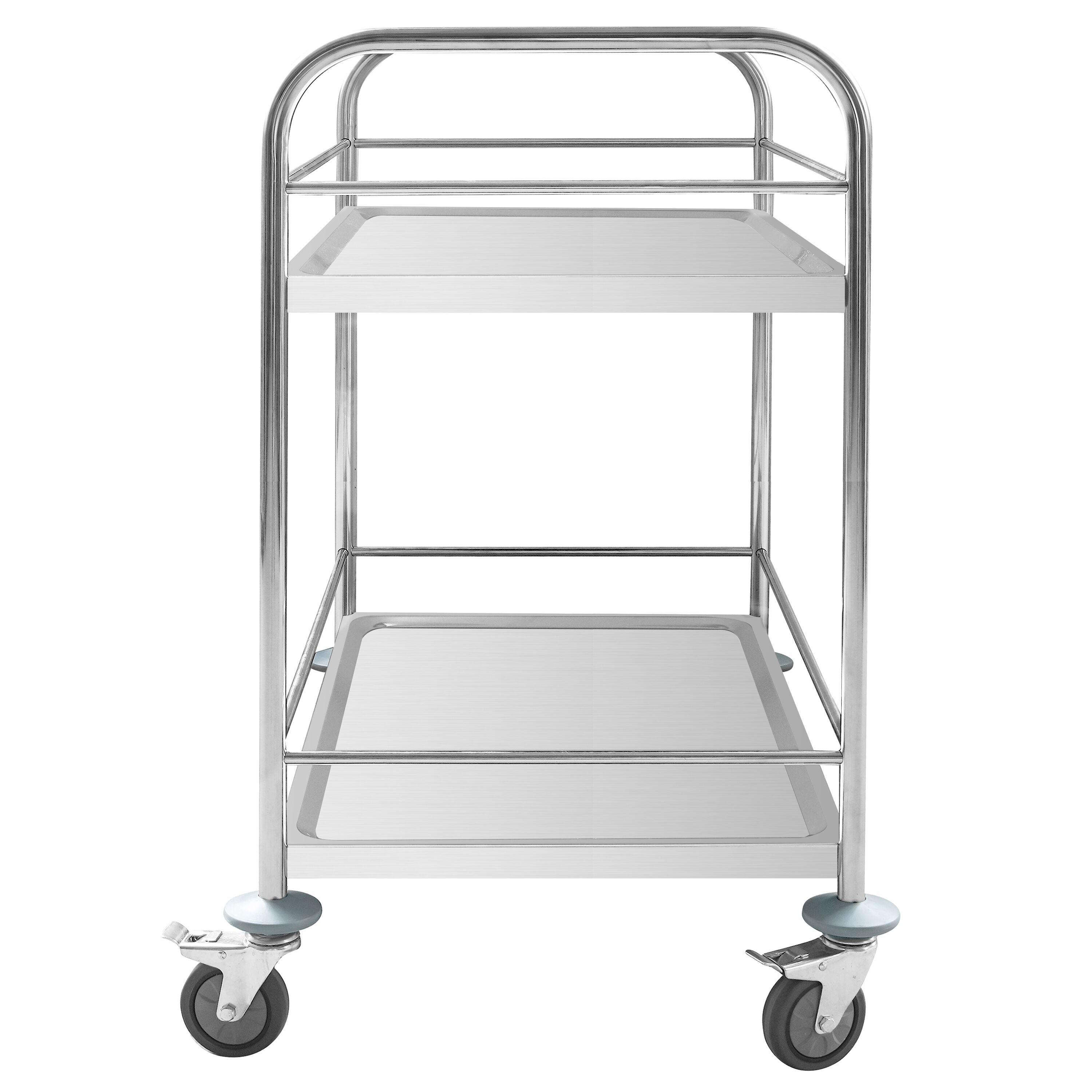 Chariot de service – 845x525 mm – avec 2 surfaces de rangement & renfort
