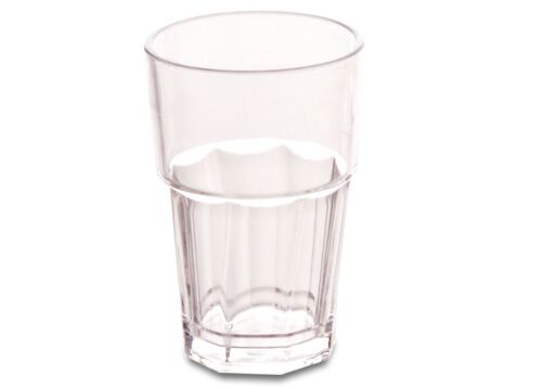 (50 pièces) Verre en Polycarbonate - Transparent - 250 ml