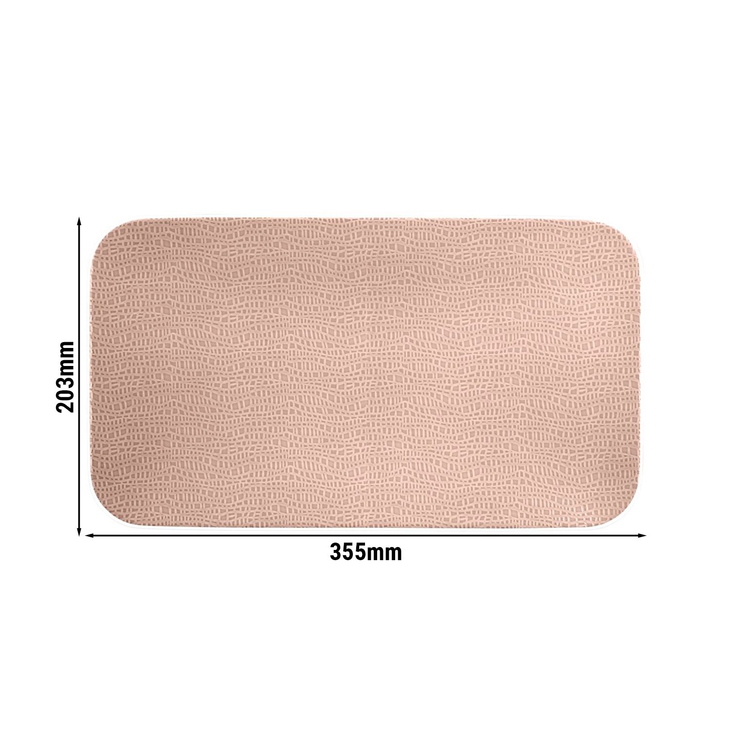 (2 pièces) SELTMANN WEIDEN | Assiette coupe – plate rectangulaire – 350 × 200 mm – Rose ancien