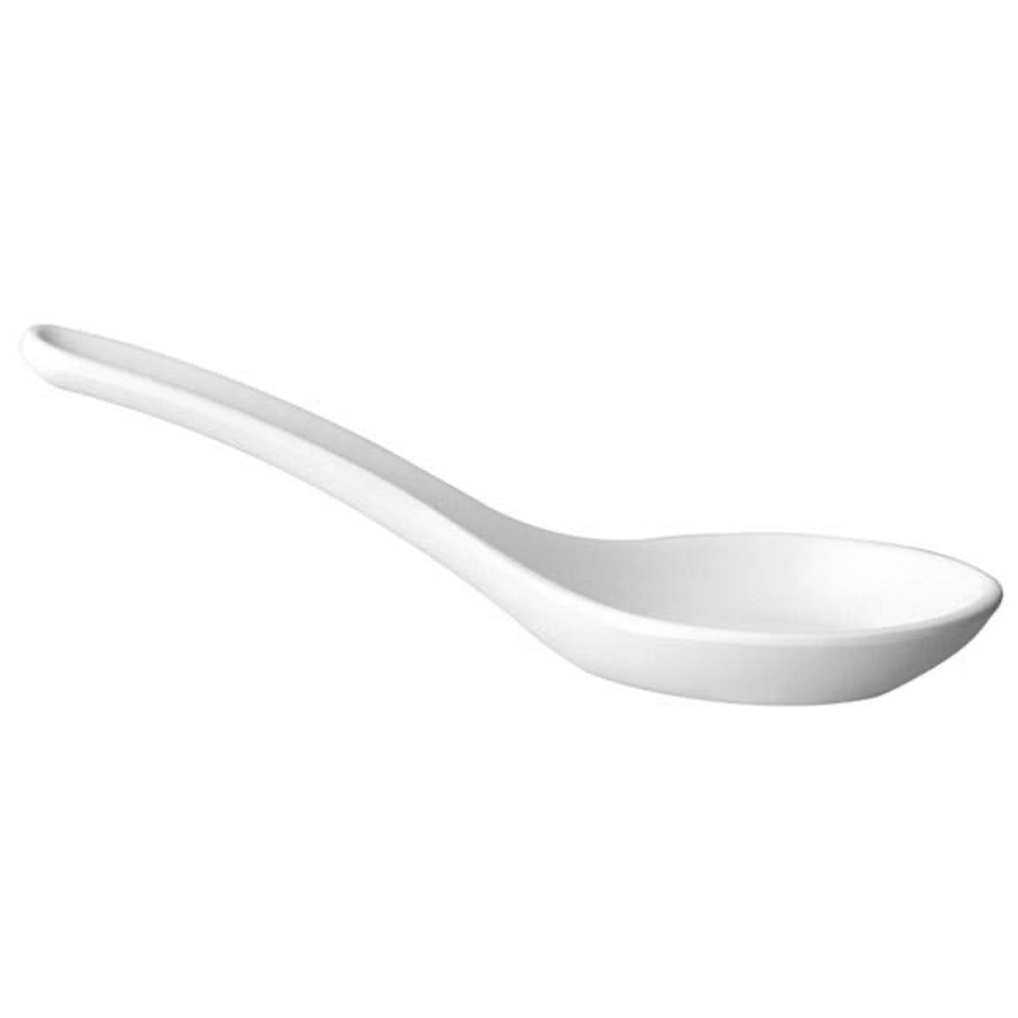 (60 pièces) Cuillères à finger food - HONG KONG - mélamine - longueur : 130 mm