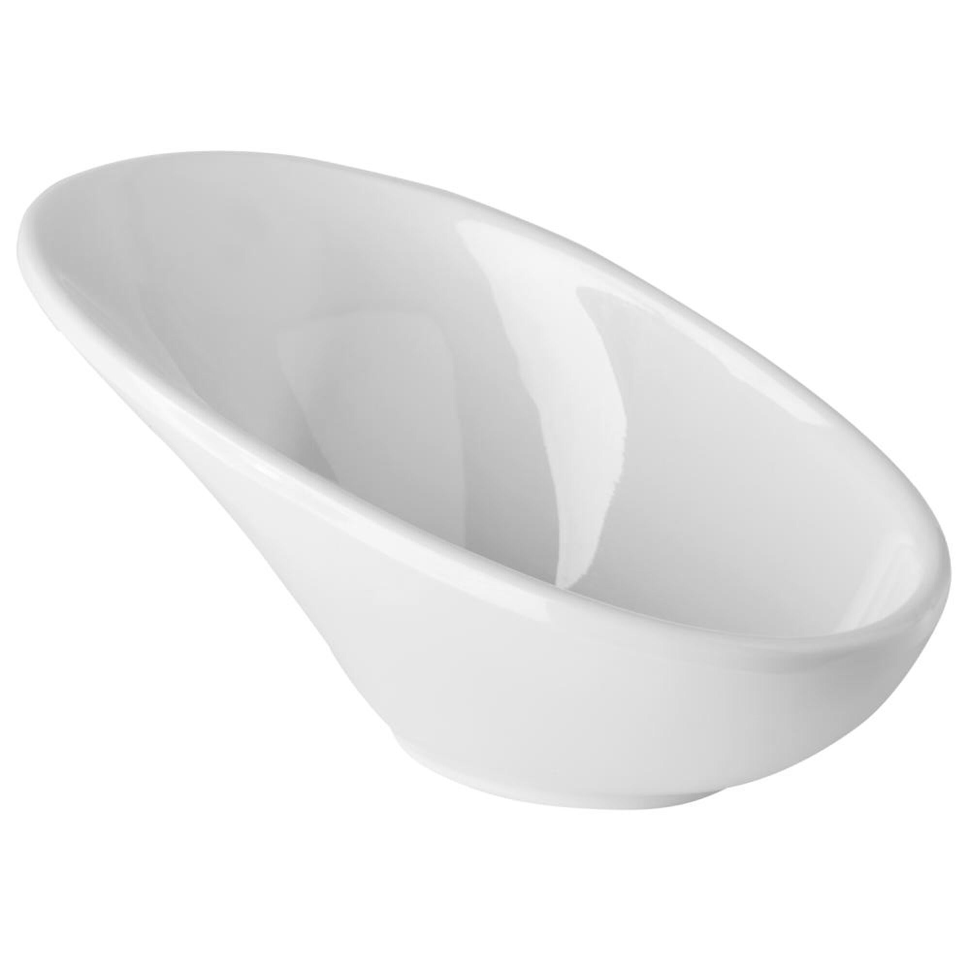 (12 pièces) Coupelles à sauce - FRIENDLY - PET - 40 ml - 115 x 60 mm - Blanc