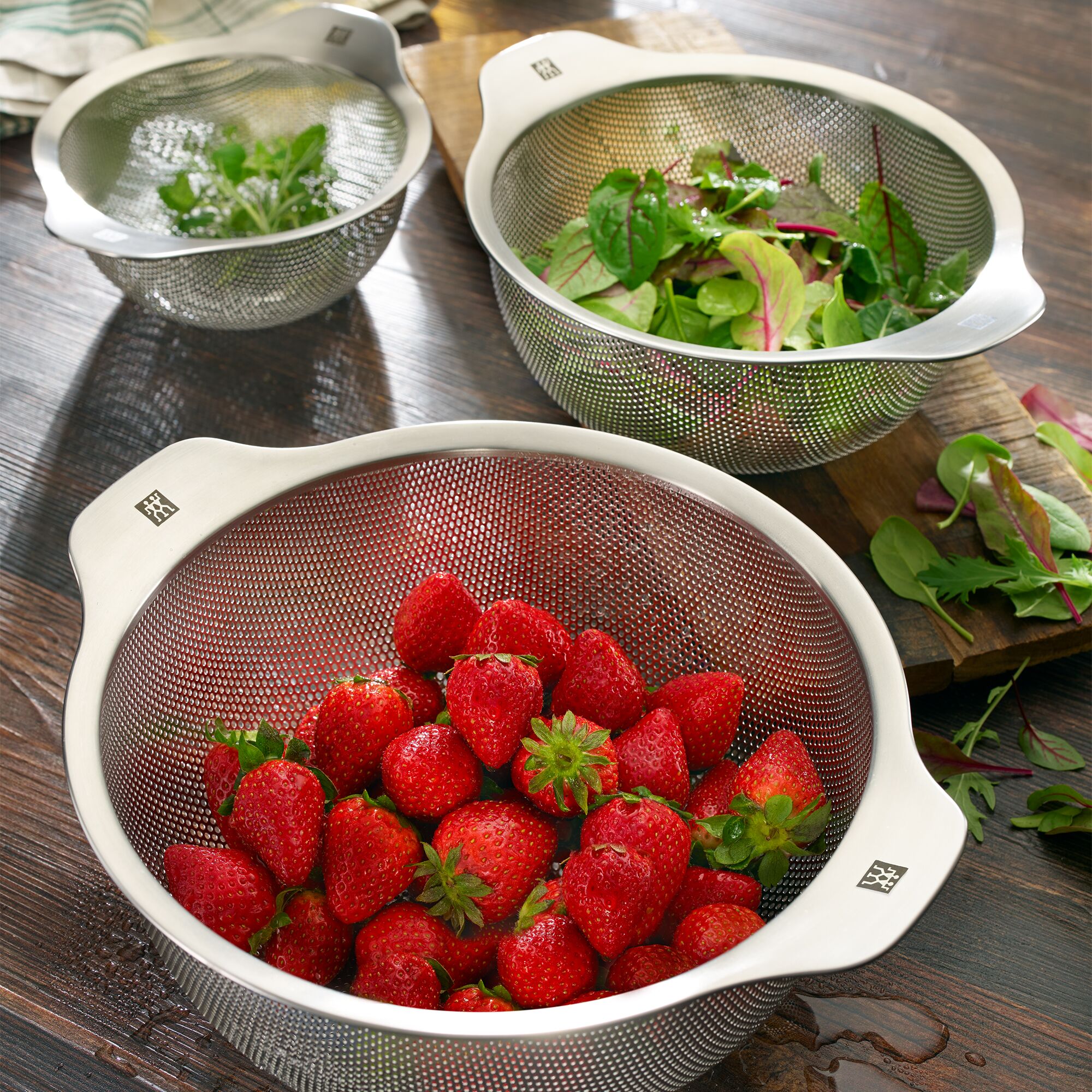 ZWILLING | Mesh Sieve & Colander Bowl – Ø 160 mm - 18/10 Stainless Steel - With Handles