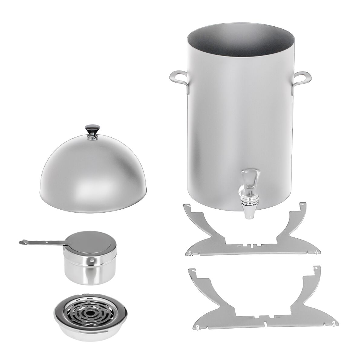 Hetvattenkokare - 5 liter - krom