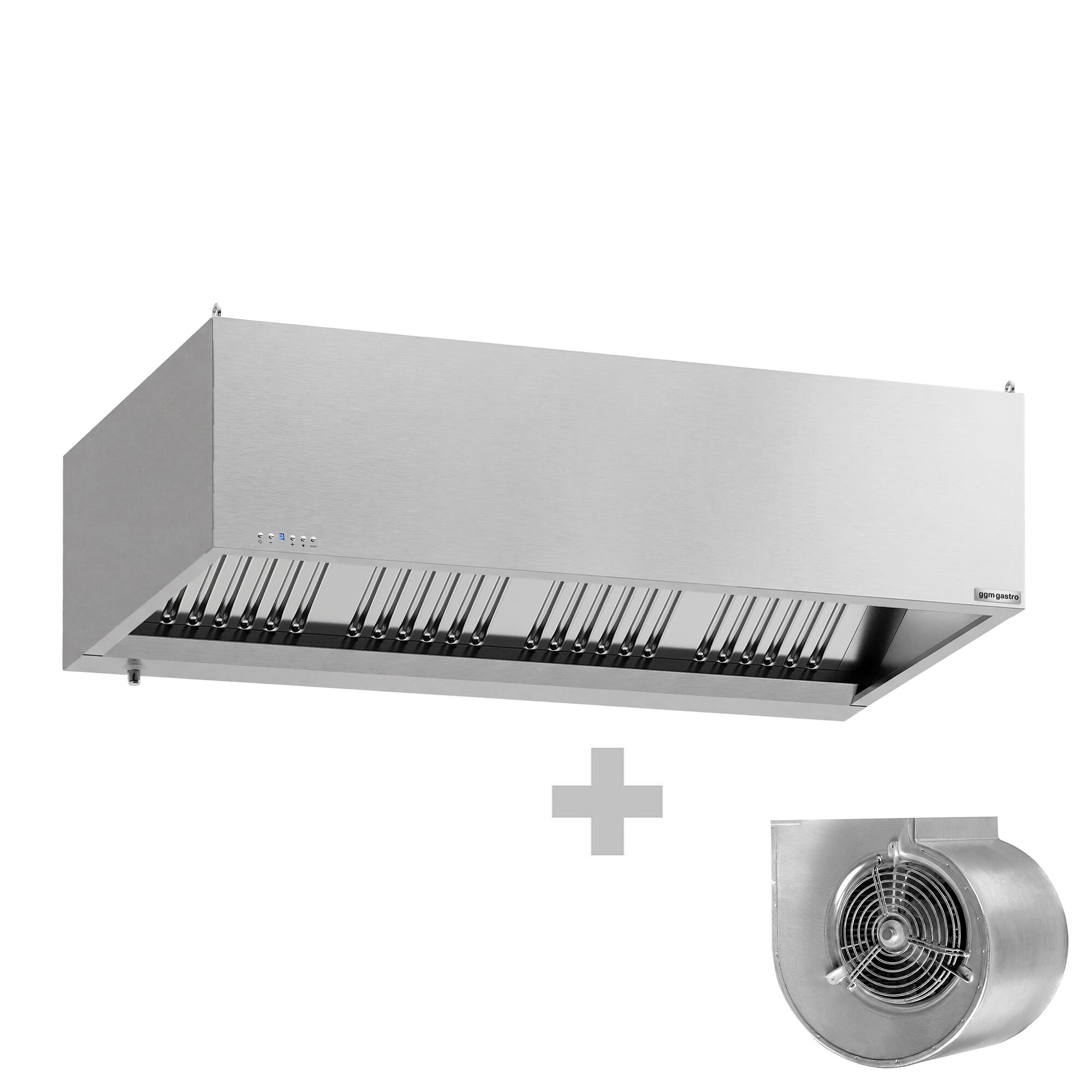 Capot de coffre avec moteur - 1800mm - avec régulateur, filtre & lampe