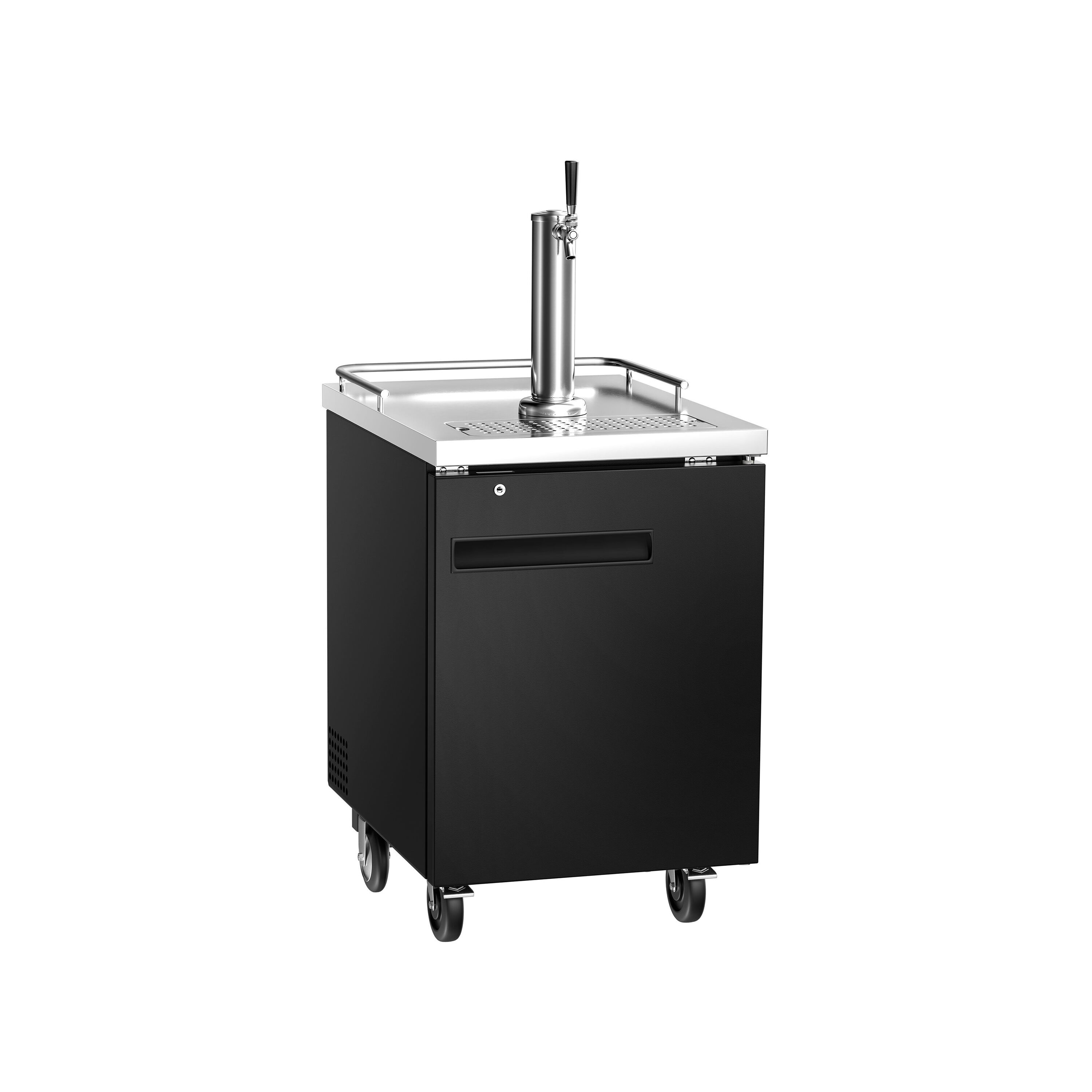 Tireuse à bière professionnelle - 1x 50L fûts - 1 robinet - 600x780mm - 1 porte