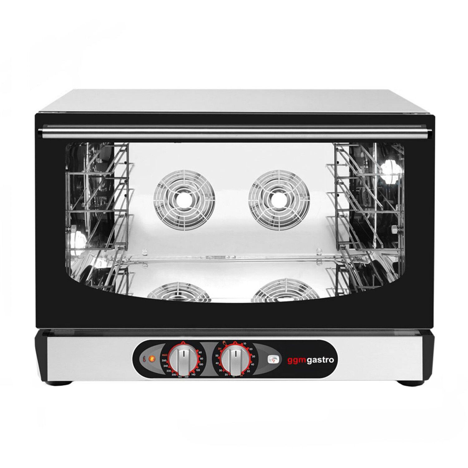 Four à convection COMPACT avec fonction vapeur – manuel – pour 4x GN 1/1 ou EN 600x400 – avec injection d’eau