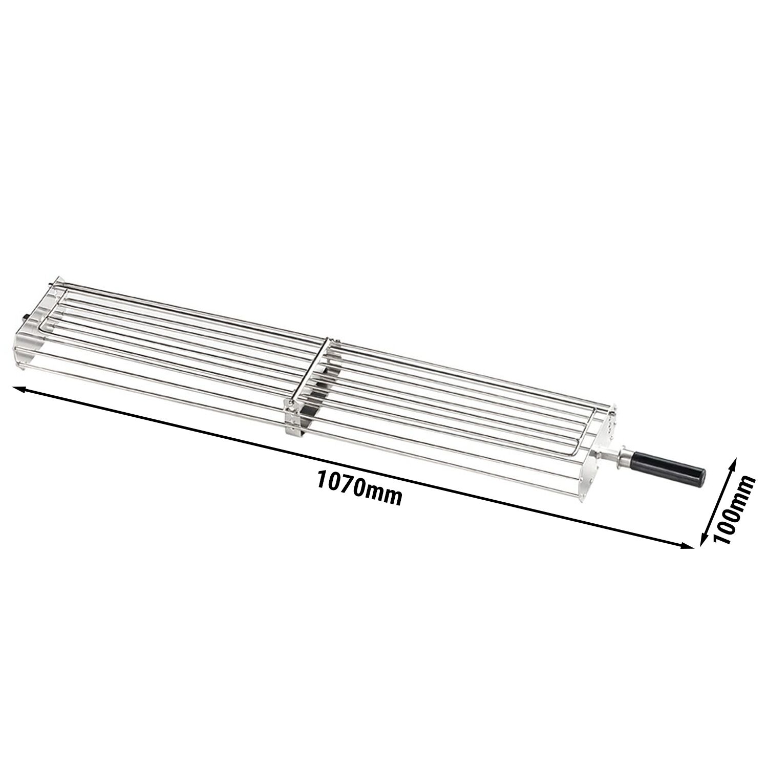 Épée multipositions avec poignée – pour grills à charbon pour poulets – longueur : 135 cm – compatible avec la série HKGM