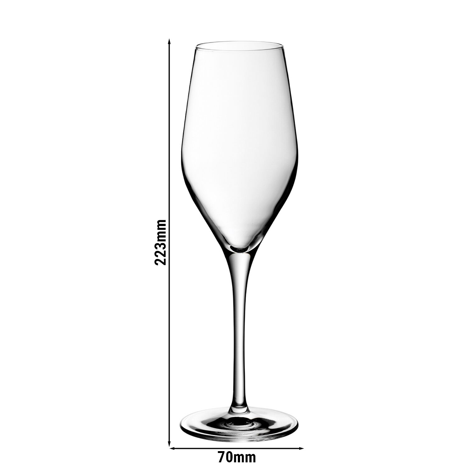 (6 pièces) WMF | DIVINE - Flûte à champagne 29 - 265 ml - non calibrée