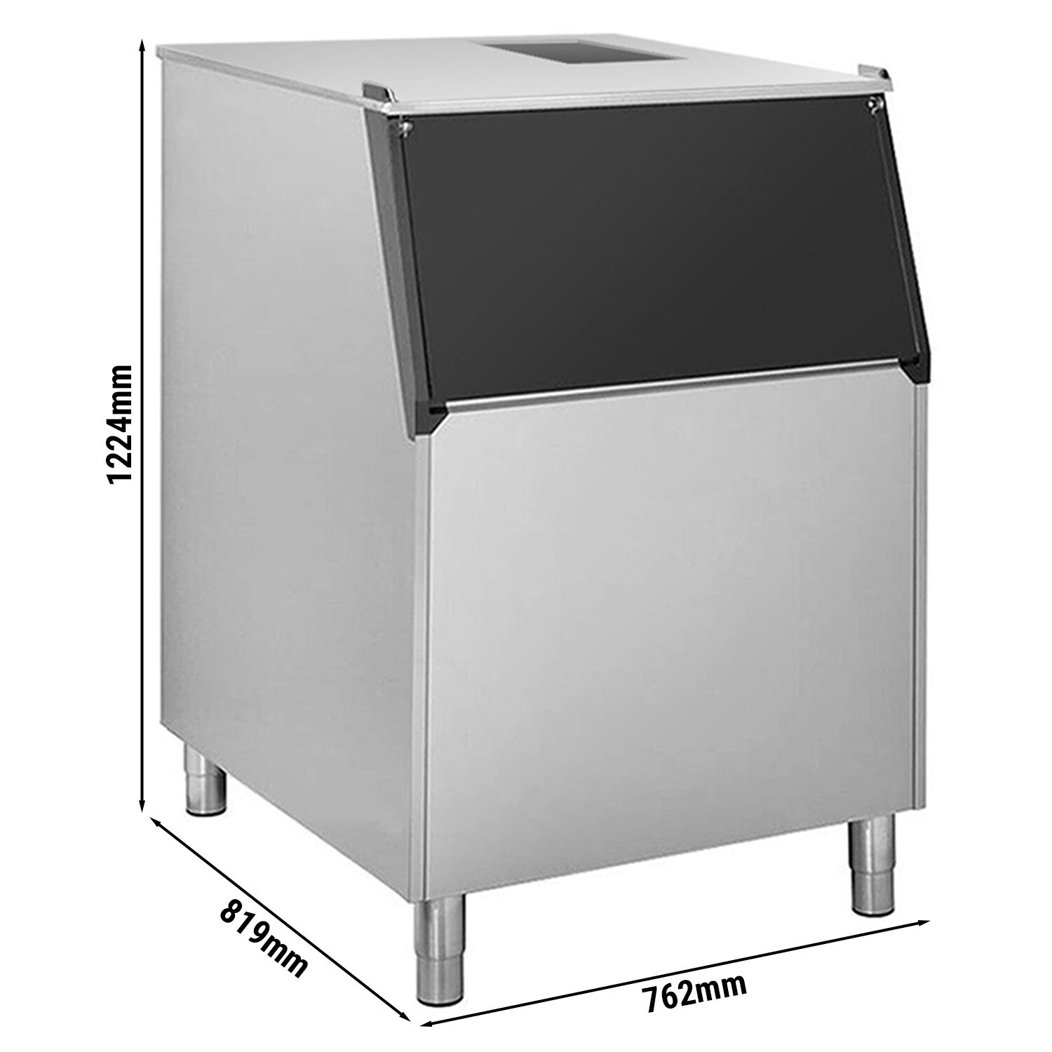 Bac à glaçons - 225 kg - pour Machine à glaçons EWI212VHN, EWI403VHN & FEI220N