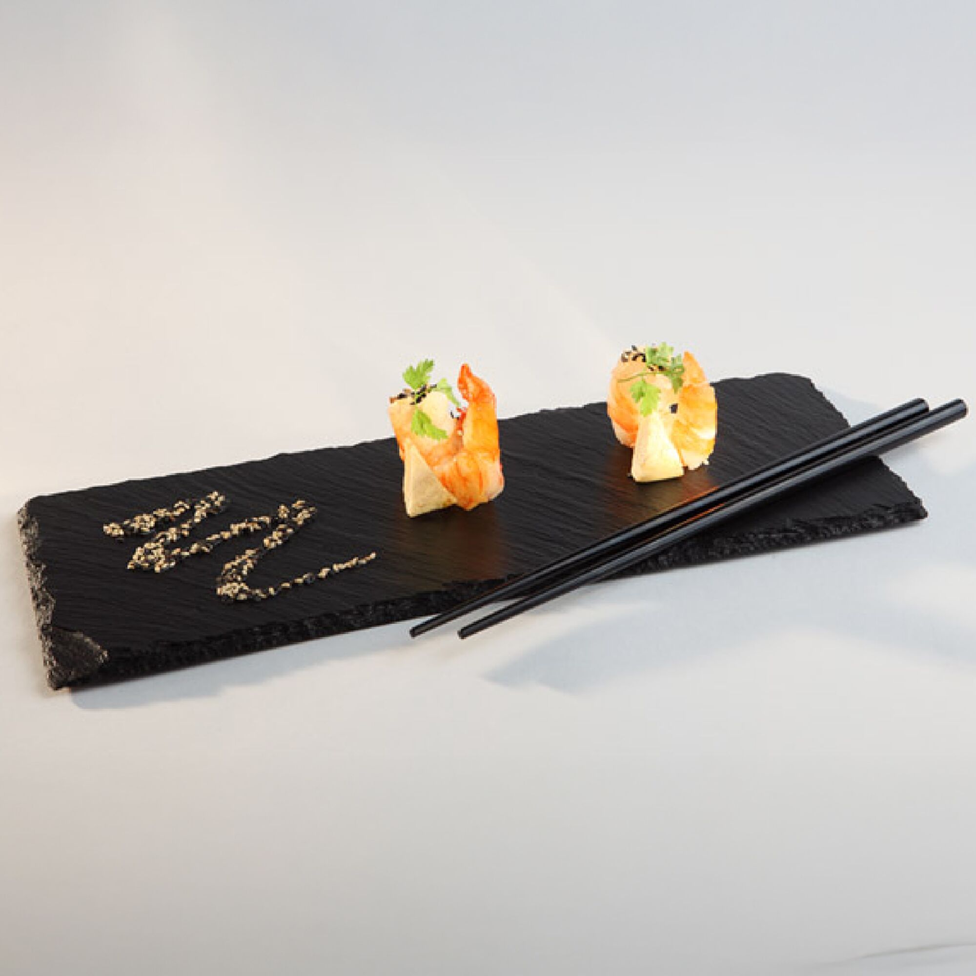 (6 pcs) Plateau en ardoise naturelle - 300x120mm