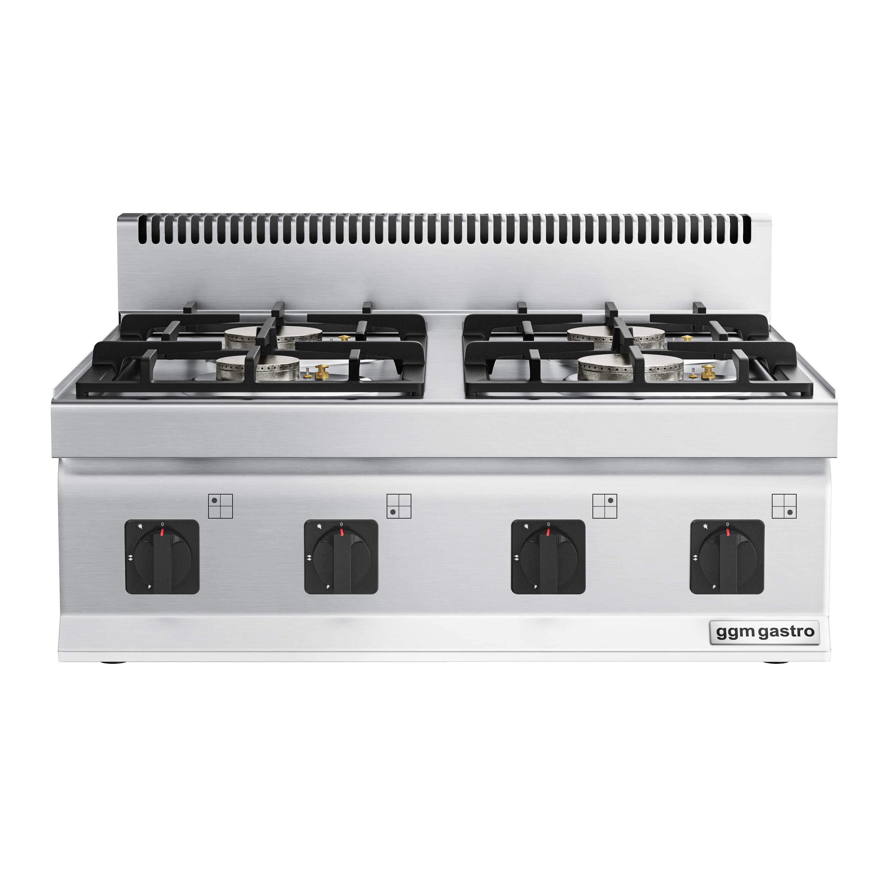Fourneau à gaz – 23 kW – 4 brûleurs