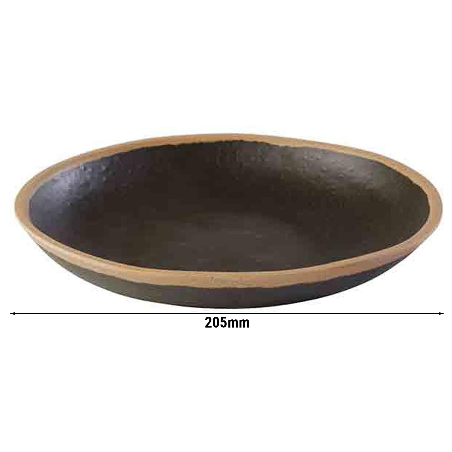 (6 pièces) CROCKER - Assiette - Mélamine - Ø 205 mm