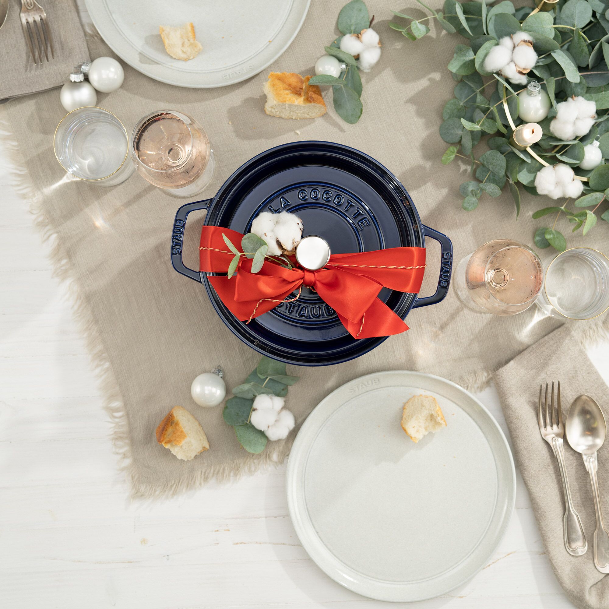 STAUB | LA COCOTTE - Cocotte - Ø 260mm - Gjutjärn - Mörkblå