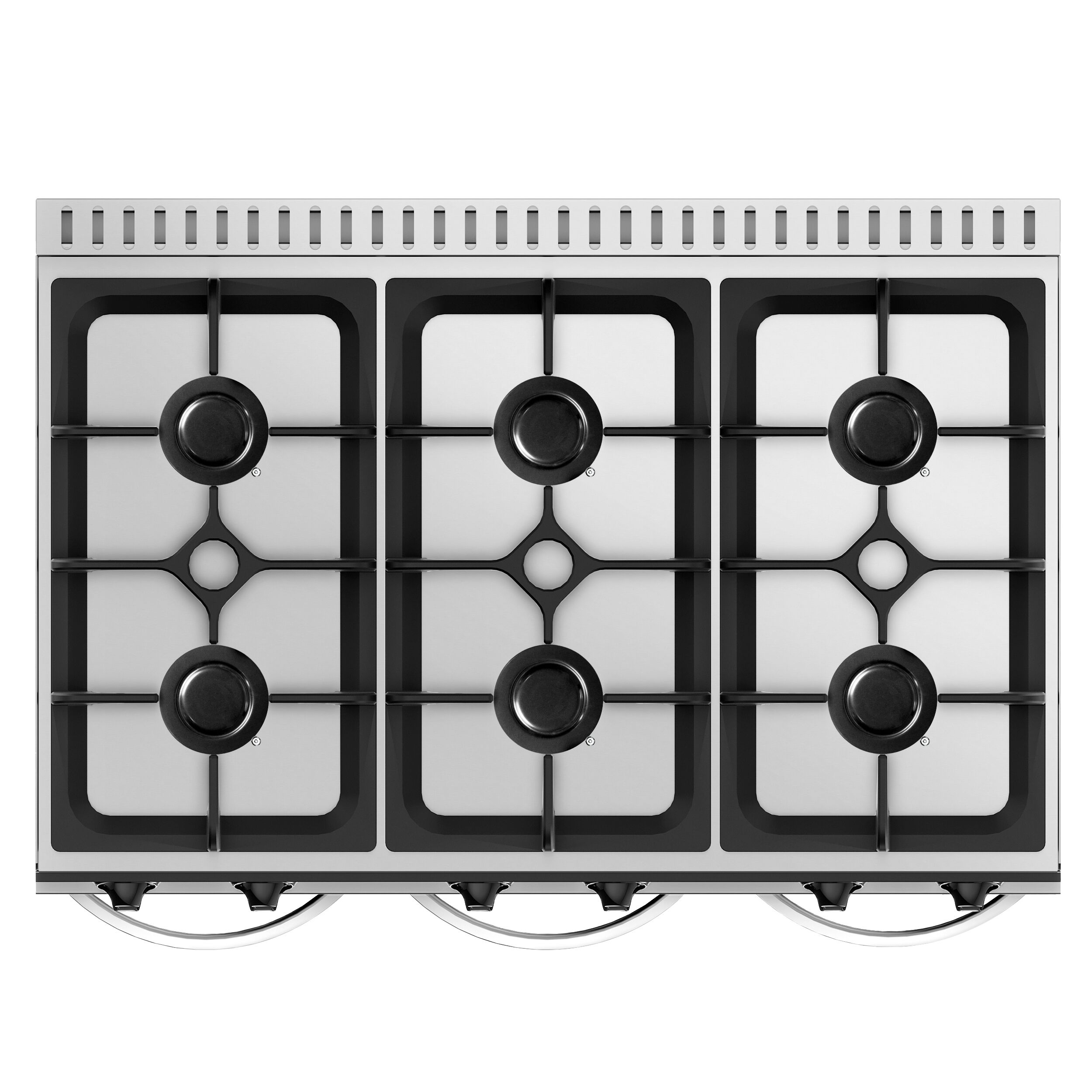 Fourneau à gaz – 19,5 kW – 6 brûleurs – avec soubassement