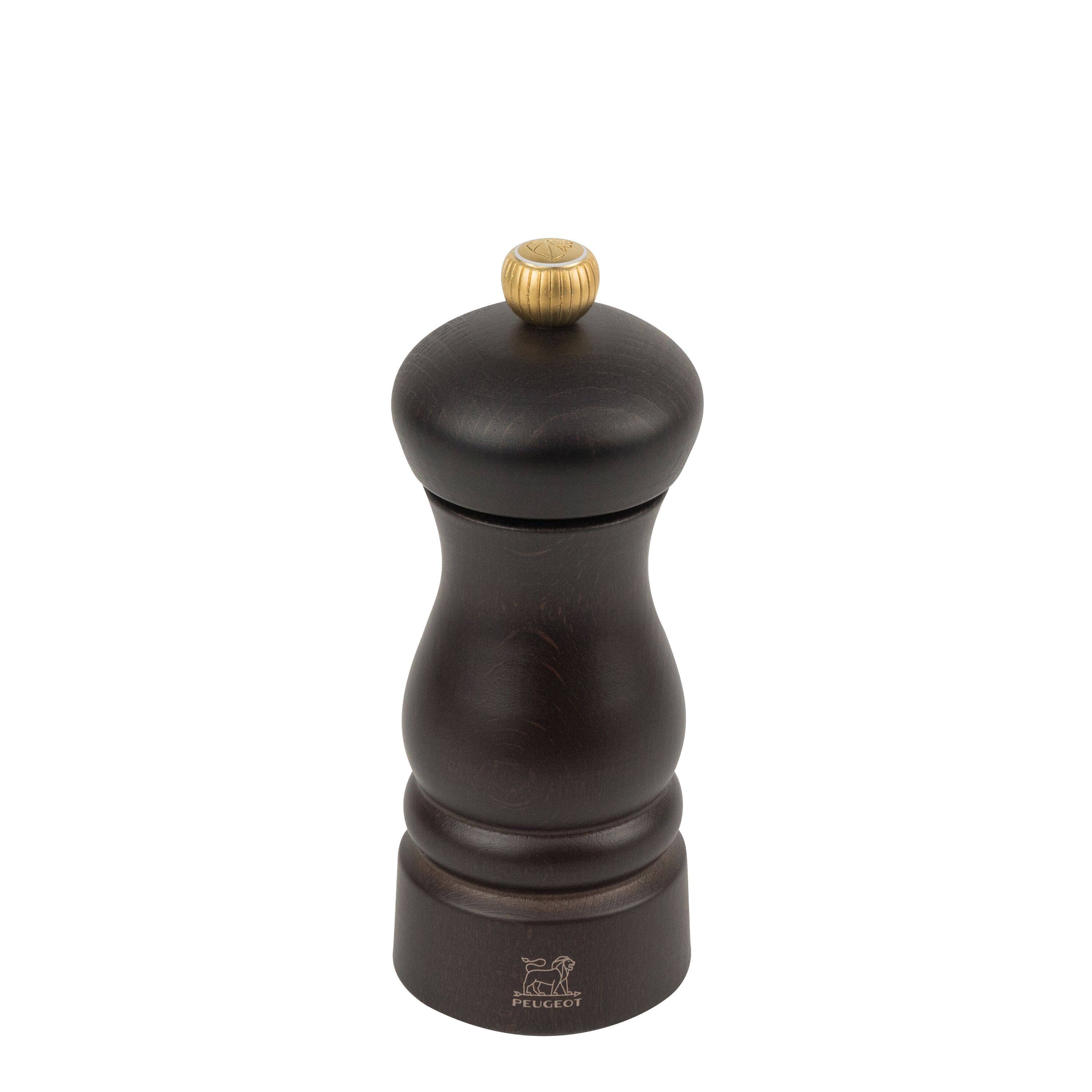 (6 pièces) PEUGEOT | CLERMONT - Moulin à sel - Bois - Chocolat - Hauteur : 130 mm
