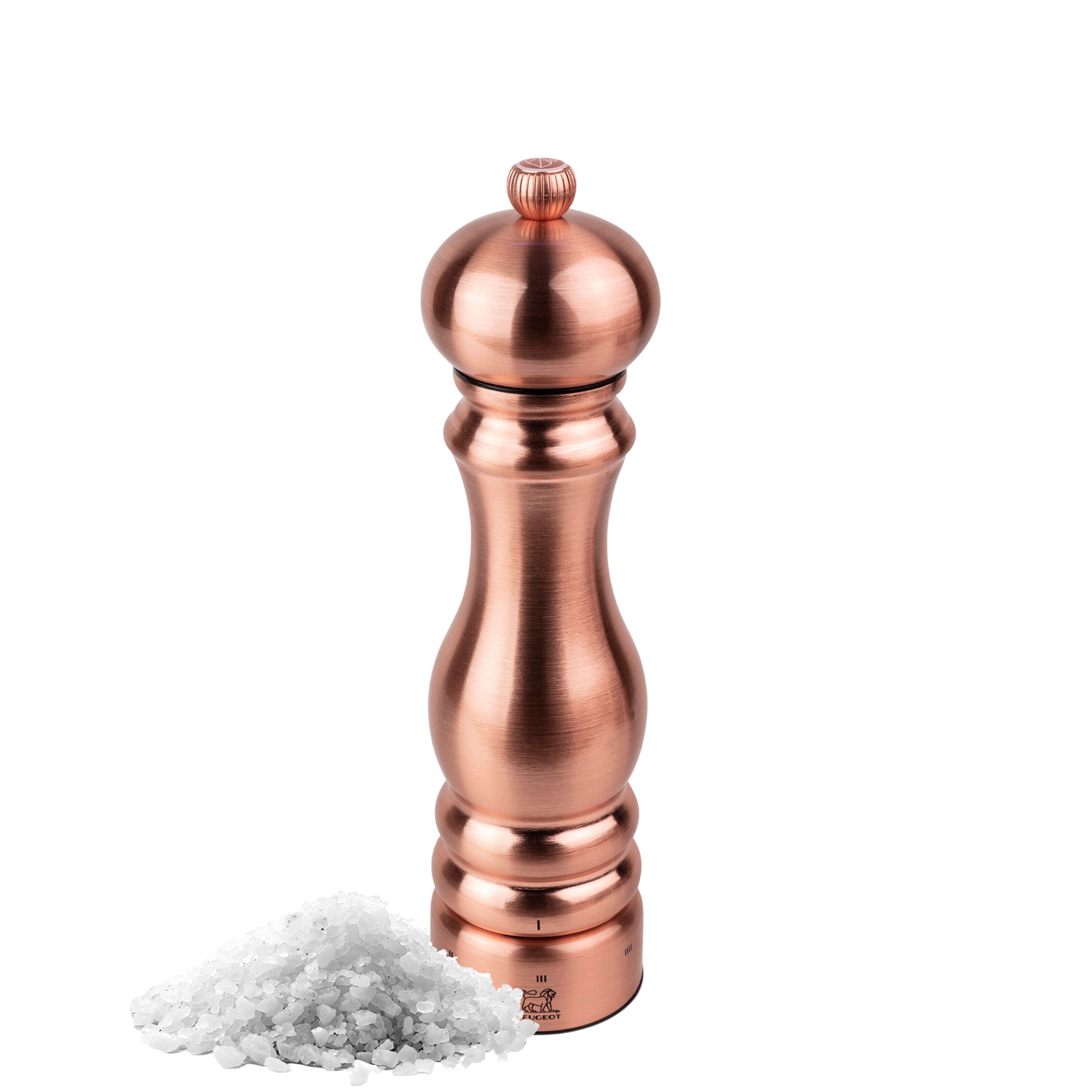 (6 pièces) PEUGEOT | PARIS CHEF – Moulin à sel – u’Select – Cuivre – Hauteur : 220 mm