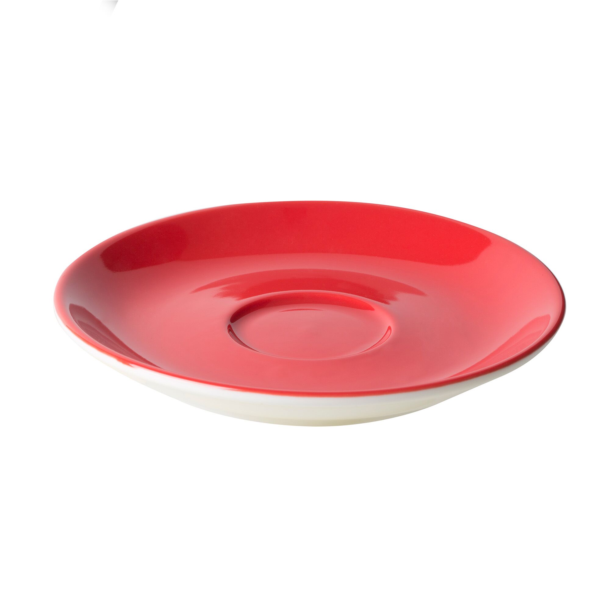 (12 pièces) BART COLOUR CAFE – Sous-tasse à cappuccino – Ø 155 mm – Rouge