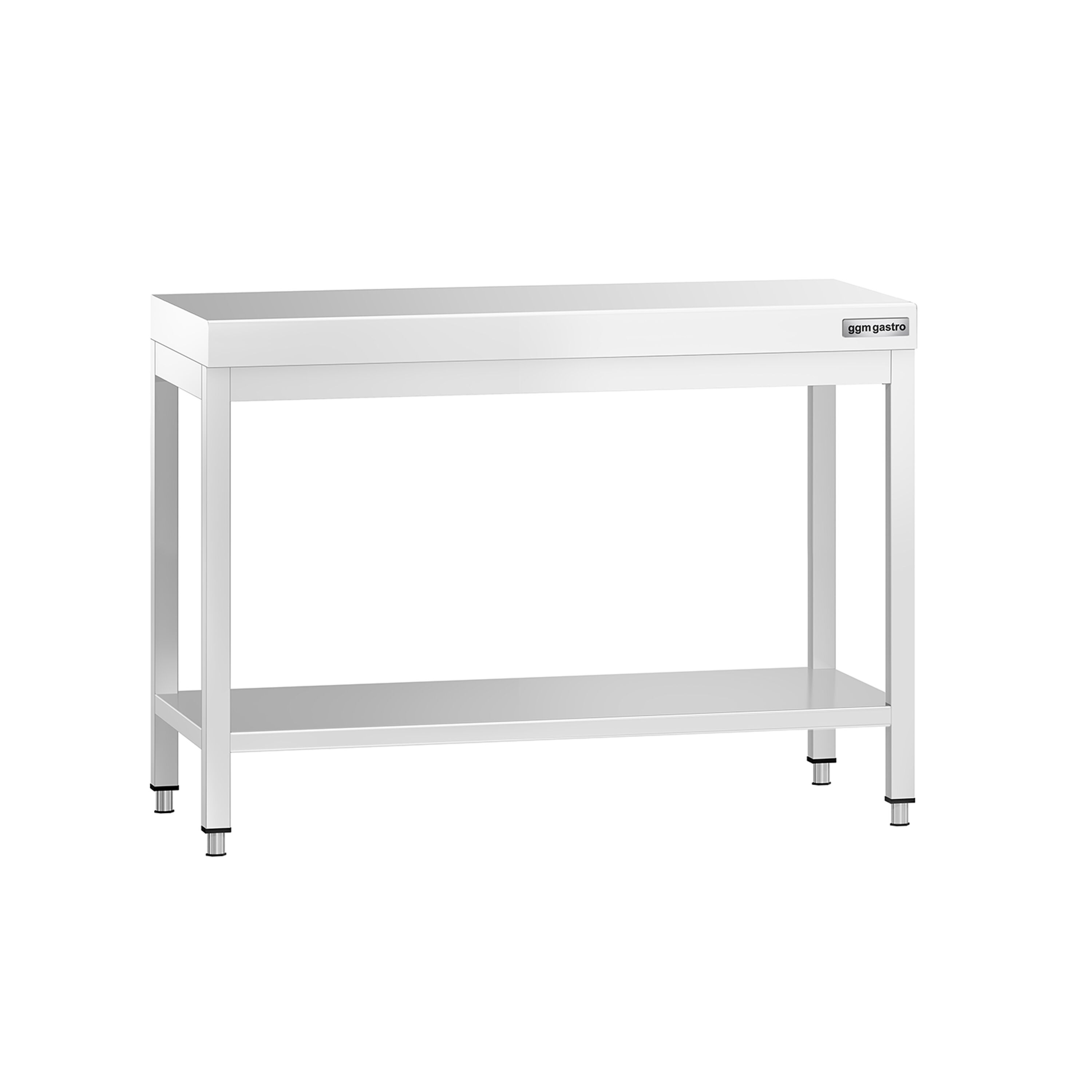 Table de travail inox PREMIUM - 1000 x 600 mm - avec tablette inférieure